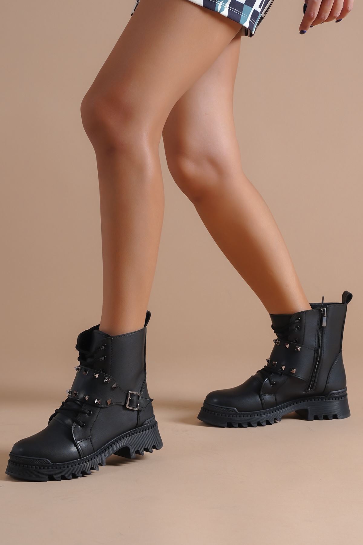 Zımba Toka Detaylı Postal Kadın Bot - Görsel 5