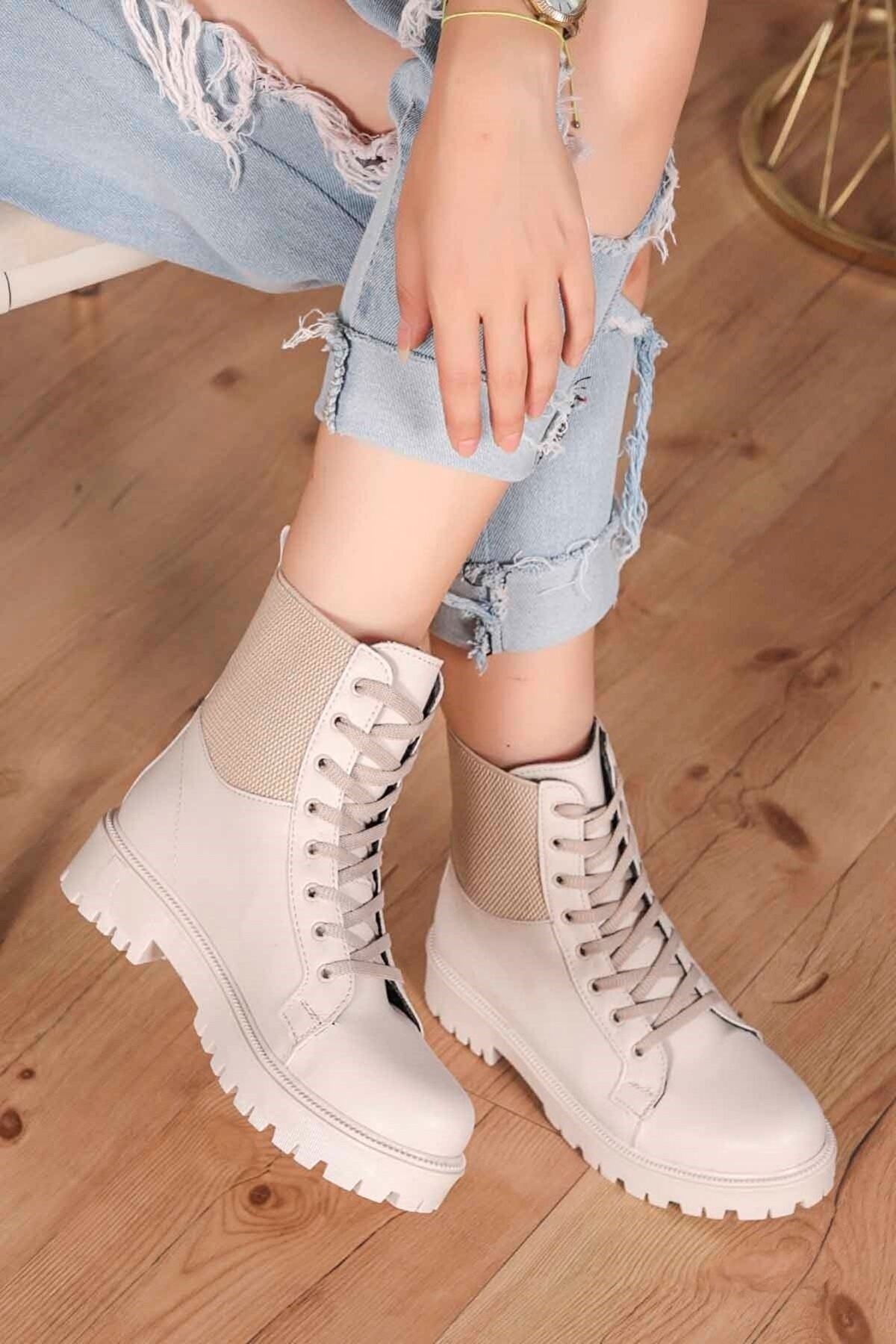 Bilek Lastikli Kadın Postal Bot - Görsel 2