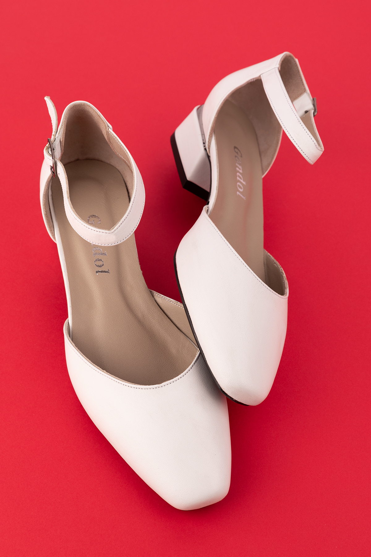 Gondol Hakiki Deri Kısa Topuklu Ayakkabı vdt.010 - Görsel 4