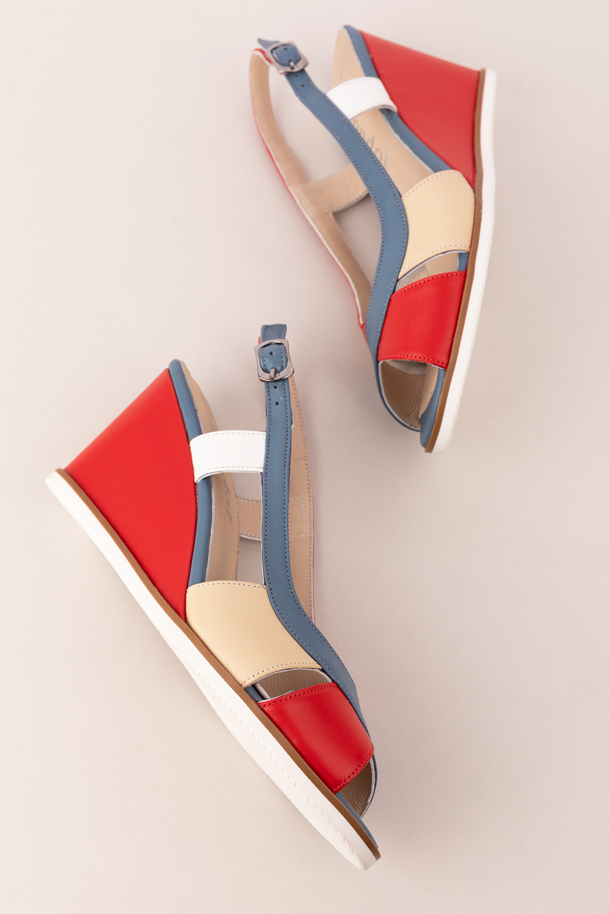 Gondol Kadın Hakiki Deri Dolgu Topuk Ayakkabı şhn.7029 - Görsel 4