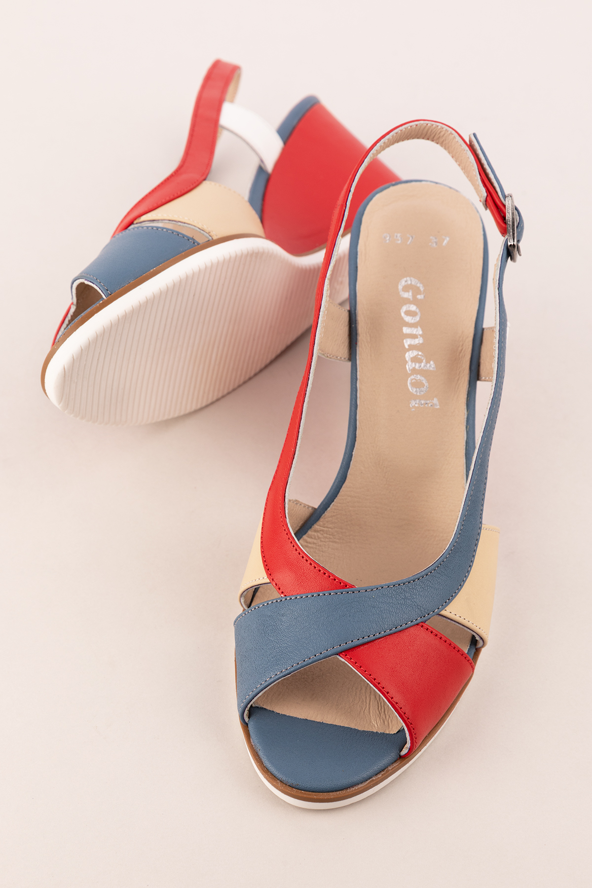 Gondol Kadın Hakiki Deri Dolgu Topuk Ayakkabı şhn.7029 - Görsel 7