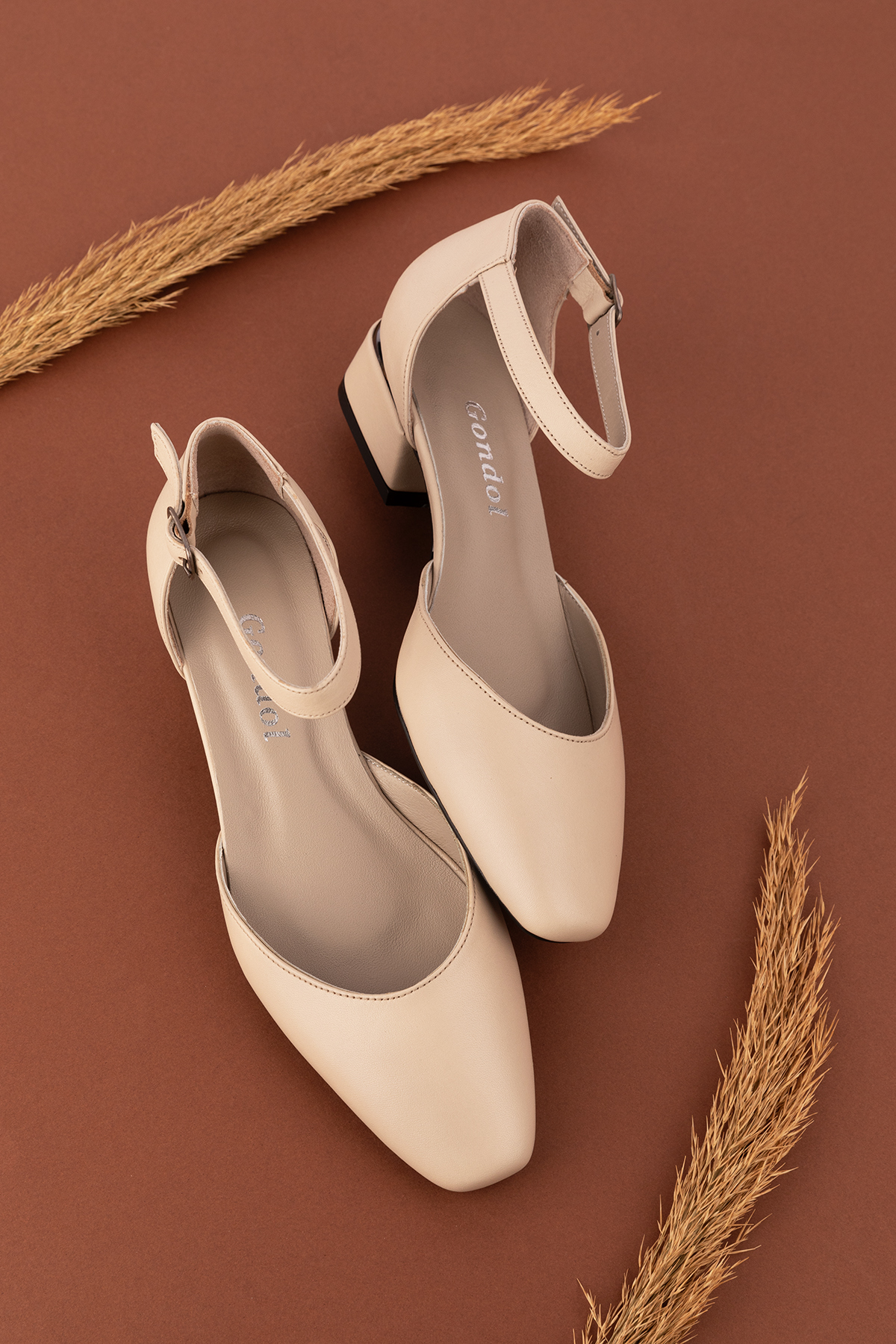 Gondol Hakiki Deri Kısa Topuklu Ayakkabı vdt.010 - Görsel 4