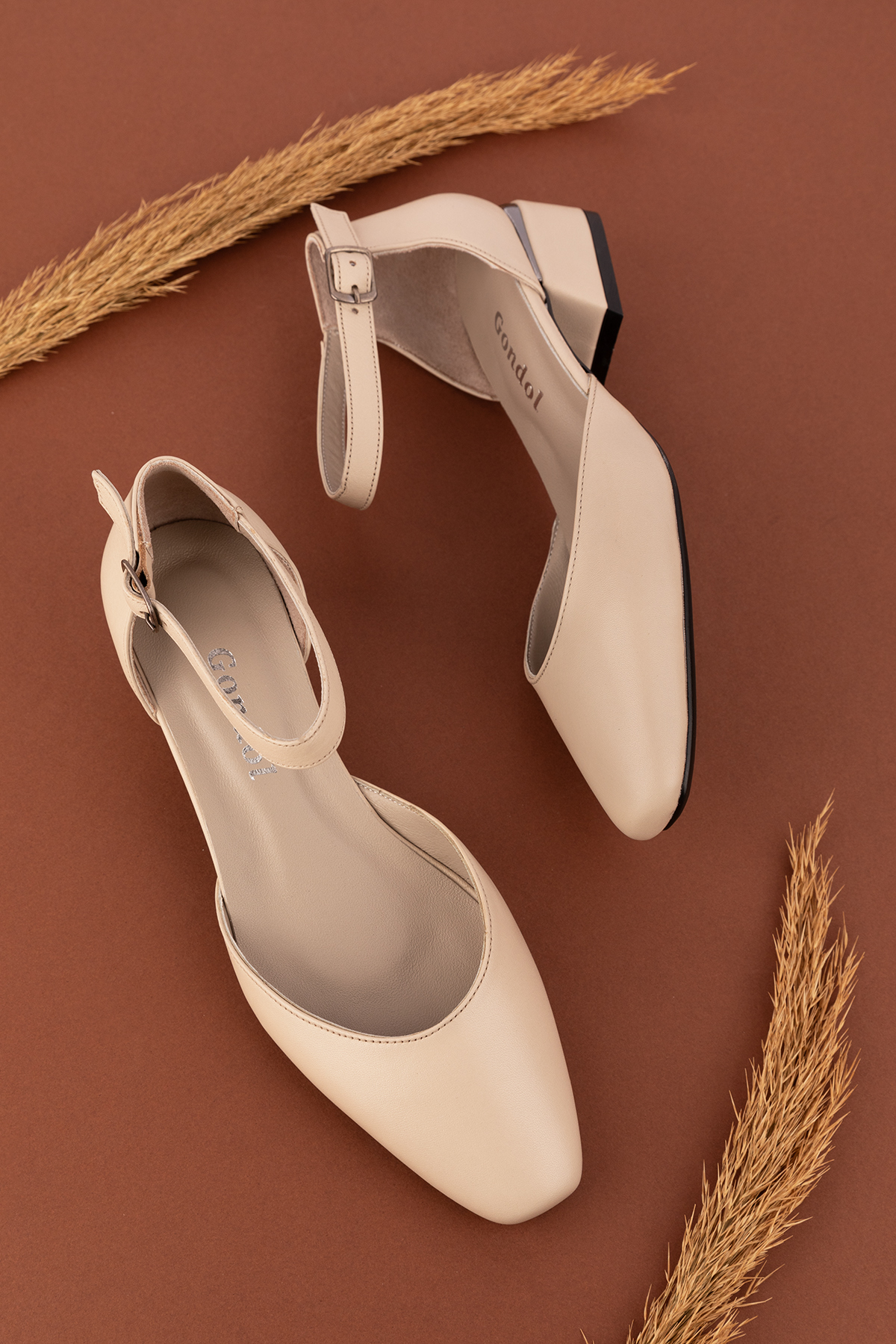 Gondol Hakiki Deri Kısa Topuklu Ayakkabı vdt.010 - Görsel 5