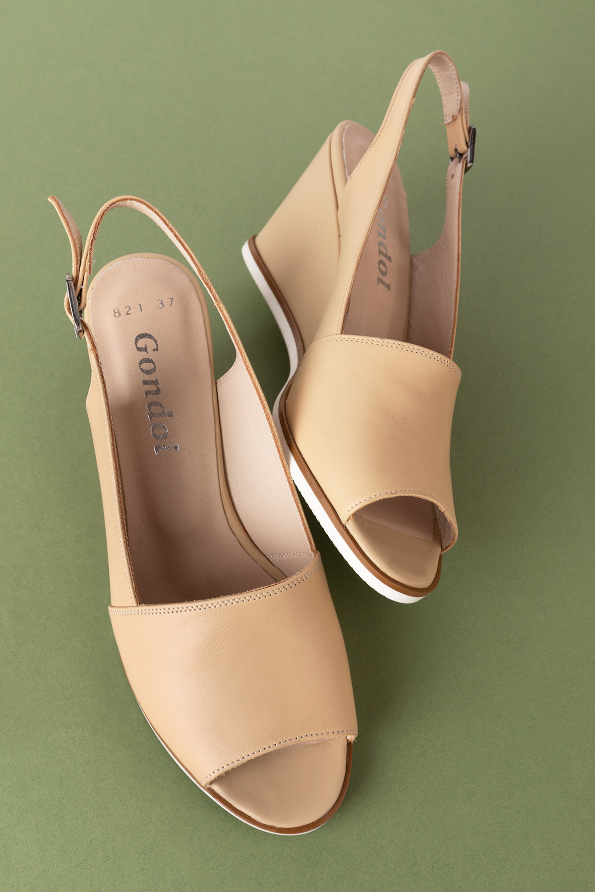 Gondol Kadın Hakiki Deri Dolgu Topuk Ayakkabı şhn.821 - Görsel 3