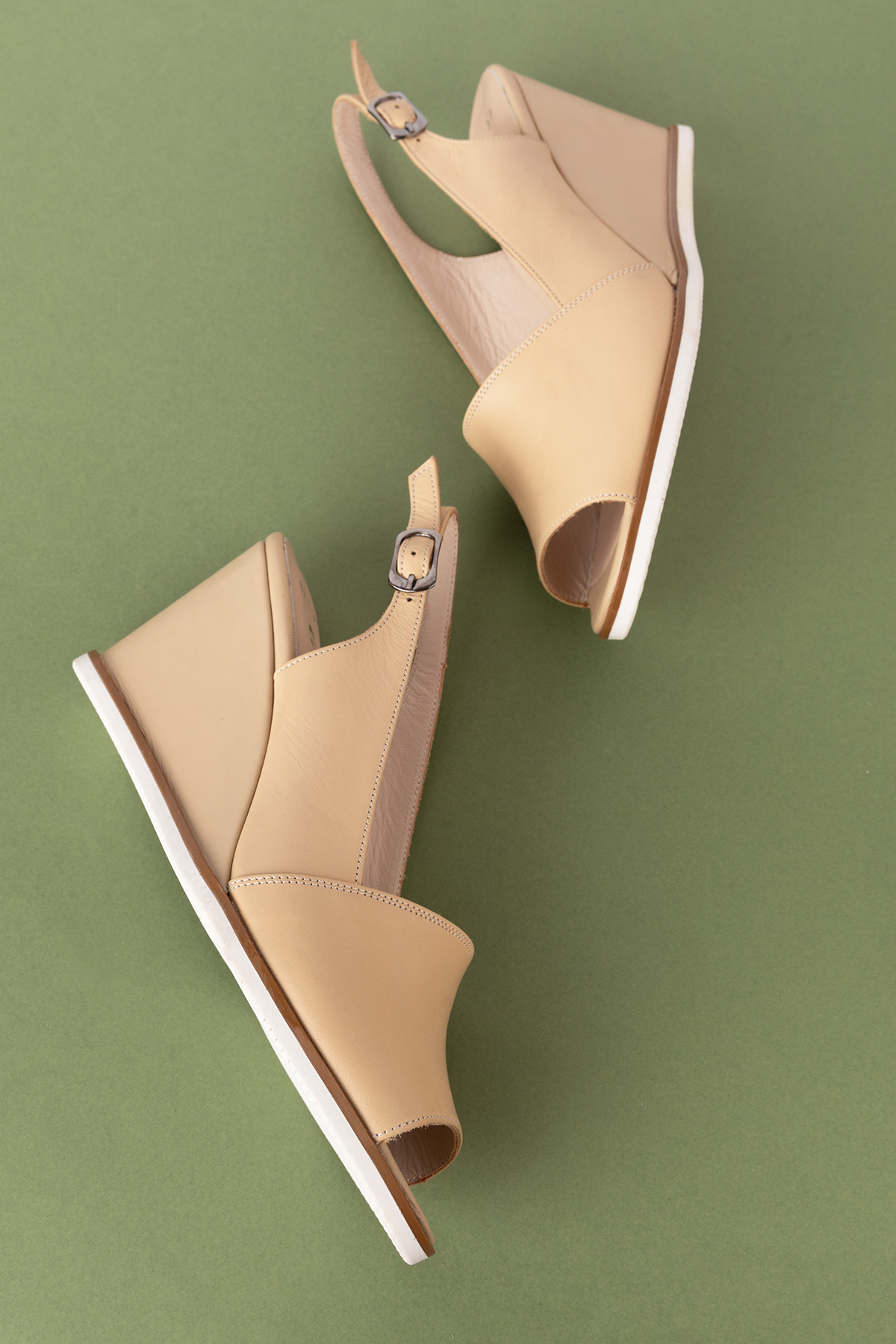 Gondol Kadın Hakiki Deri Dolgu Topuk Ayakkabı şhn.821 - Görsel 5