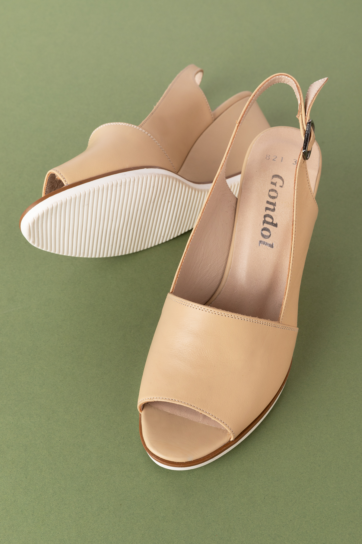 Gondol Kadın Hakiki Deri Dolgu Topuk Ayakkabı şhn.821 - Görsel 6