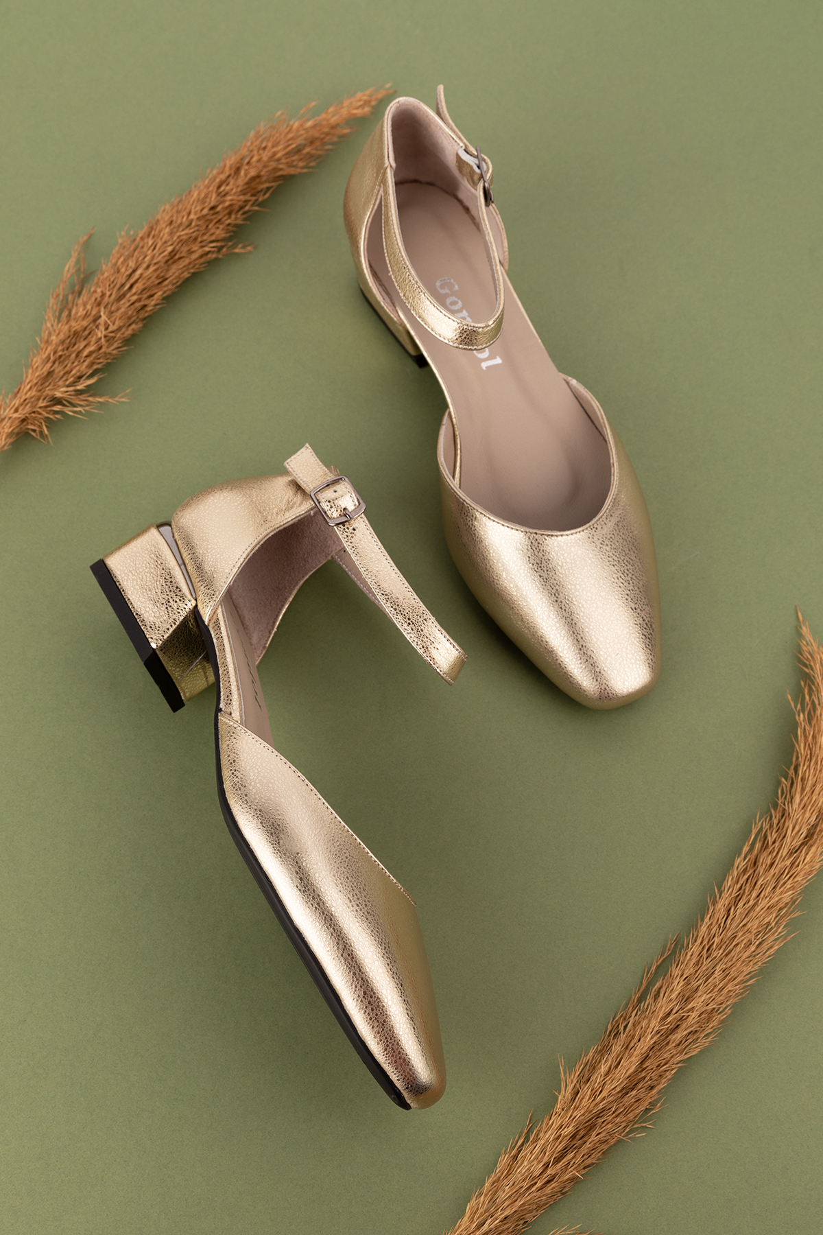 Gondol Hakiki Deri Kısa Topuklu Ayakkabı vdt.010 - Görsel 3