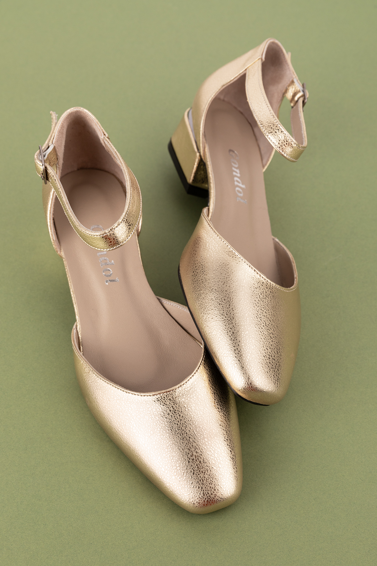 Gondol Hakiki Deri Kısa Topuklu Ayakkabı vdt.010 - Görsel 4