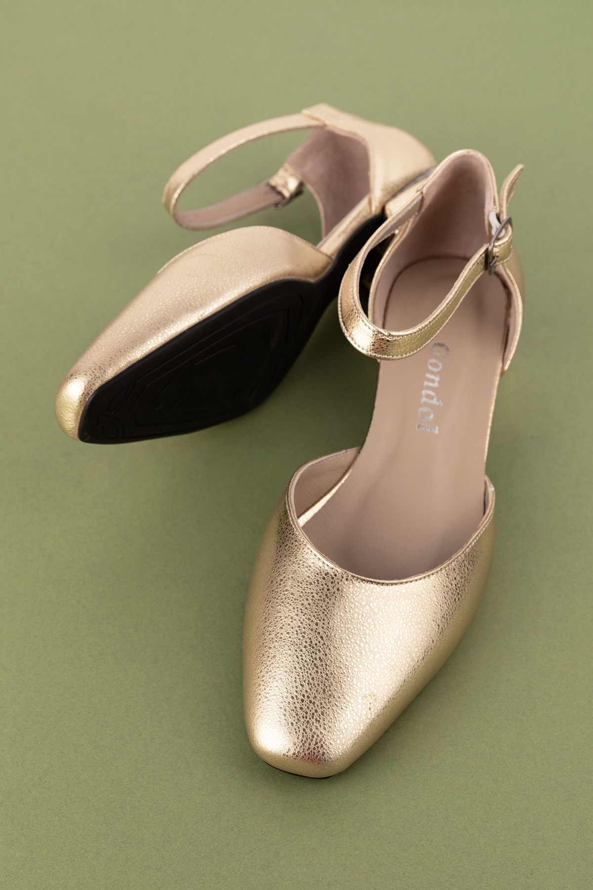 Gondol Hakiki Deri Kısa Topuklu Ayakkabı vdt.010 - Görsel 6