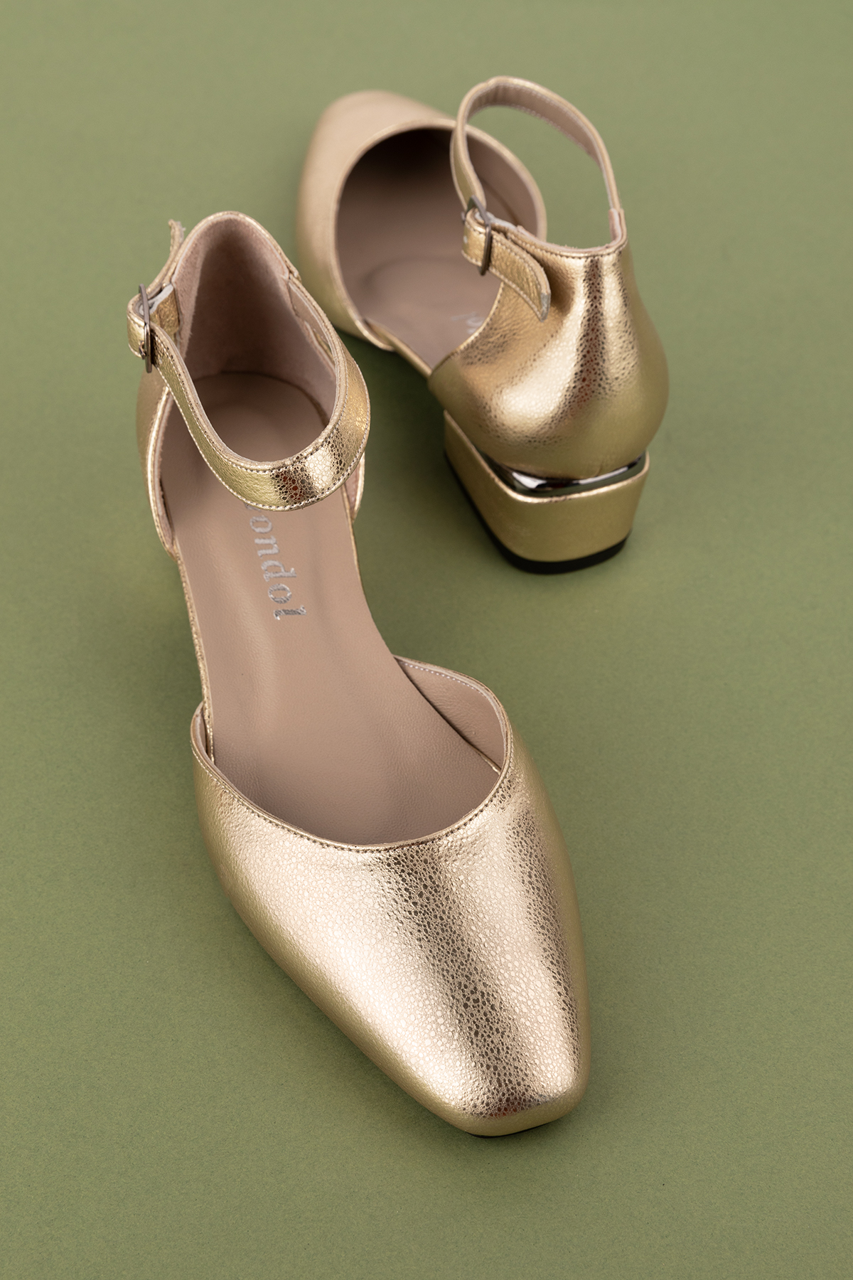 Gondol Hakiki Deri Kısa Topuklu Ayakkabı vdt.010 - Görsel 7