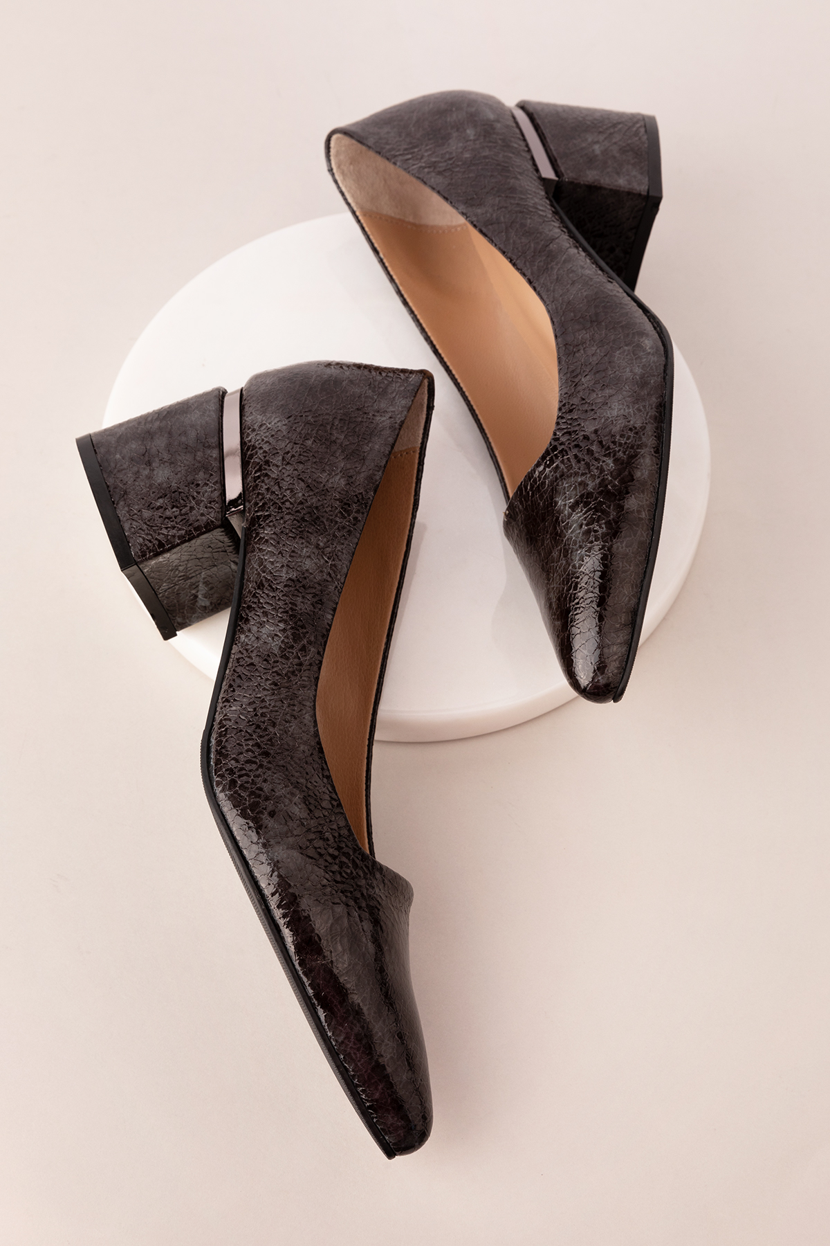 Gondol Kadın Hakiki Deri Klasik Topuklu Ayakkabı ast.1008 - Görsel 7