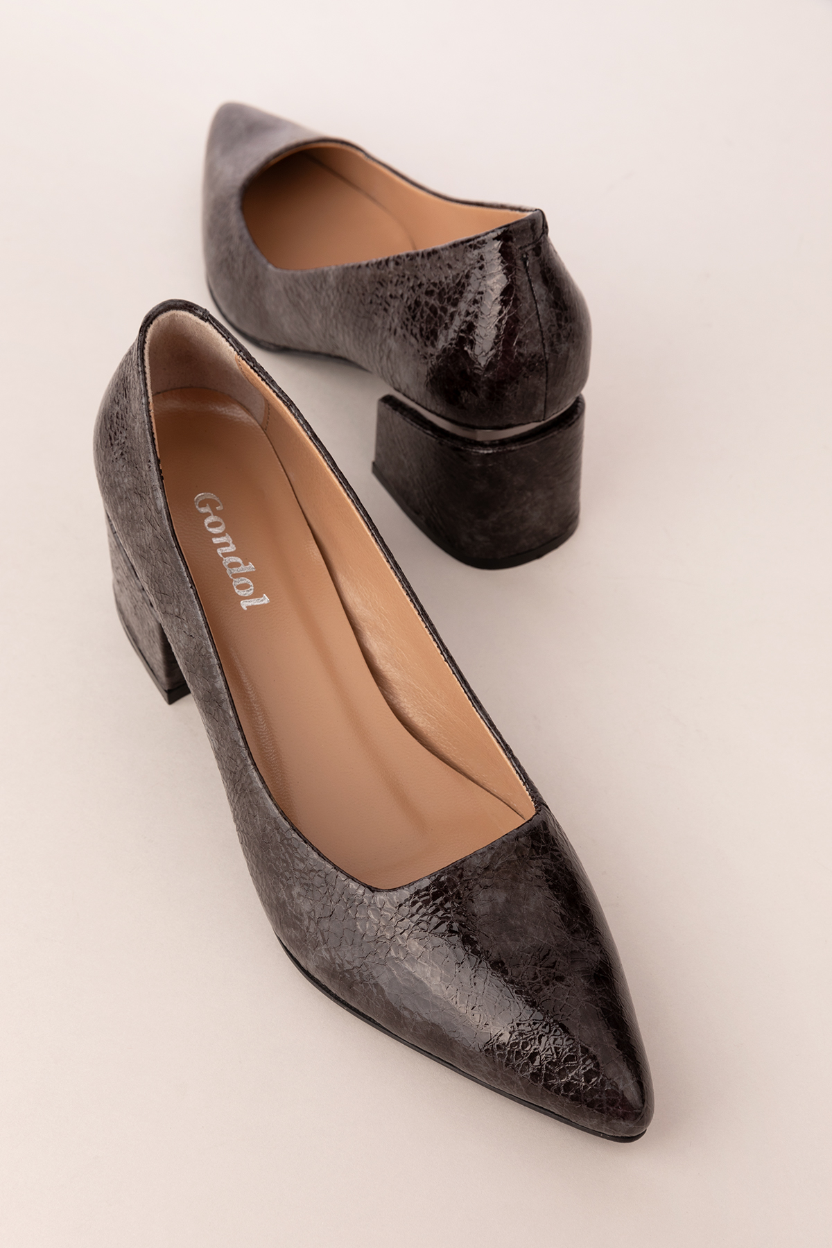 Gondol Kadın Hakiki Deri Klasik Topuklu Ayakkabı ast.1008 - Görsel 8