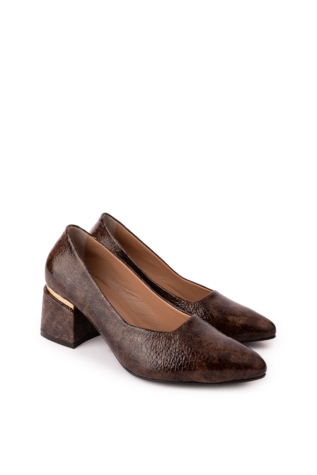 Gondol Kadın Hakiki Deri Klasik Topuklu Ayakkabı ast.1008 - Görsel 3