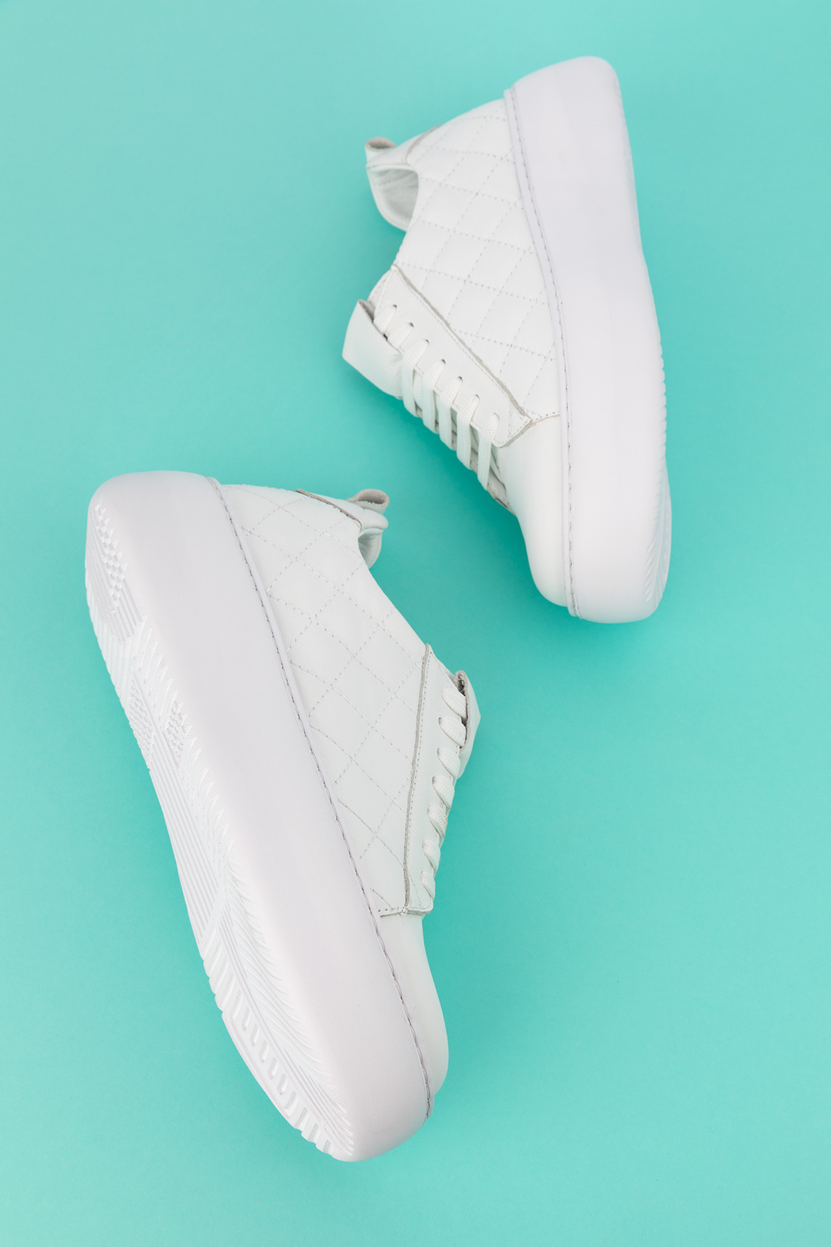 Gondol Hakiki Deri Anatomik Taban Kapitone Detaylı Spor Ayakkabı als.378 - Görsel 5