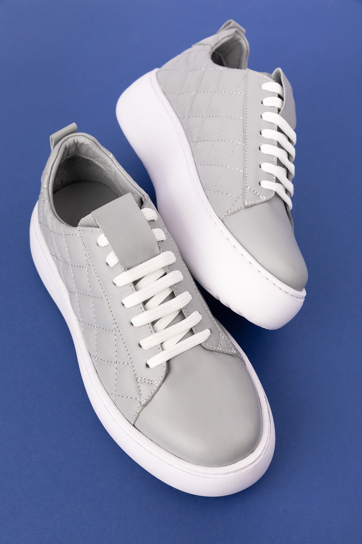 Gondol Hakiki Deri Anatomik Taban Kapitone Detaylı Spor Ayakkabı als.378 - Görsel 4