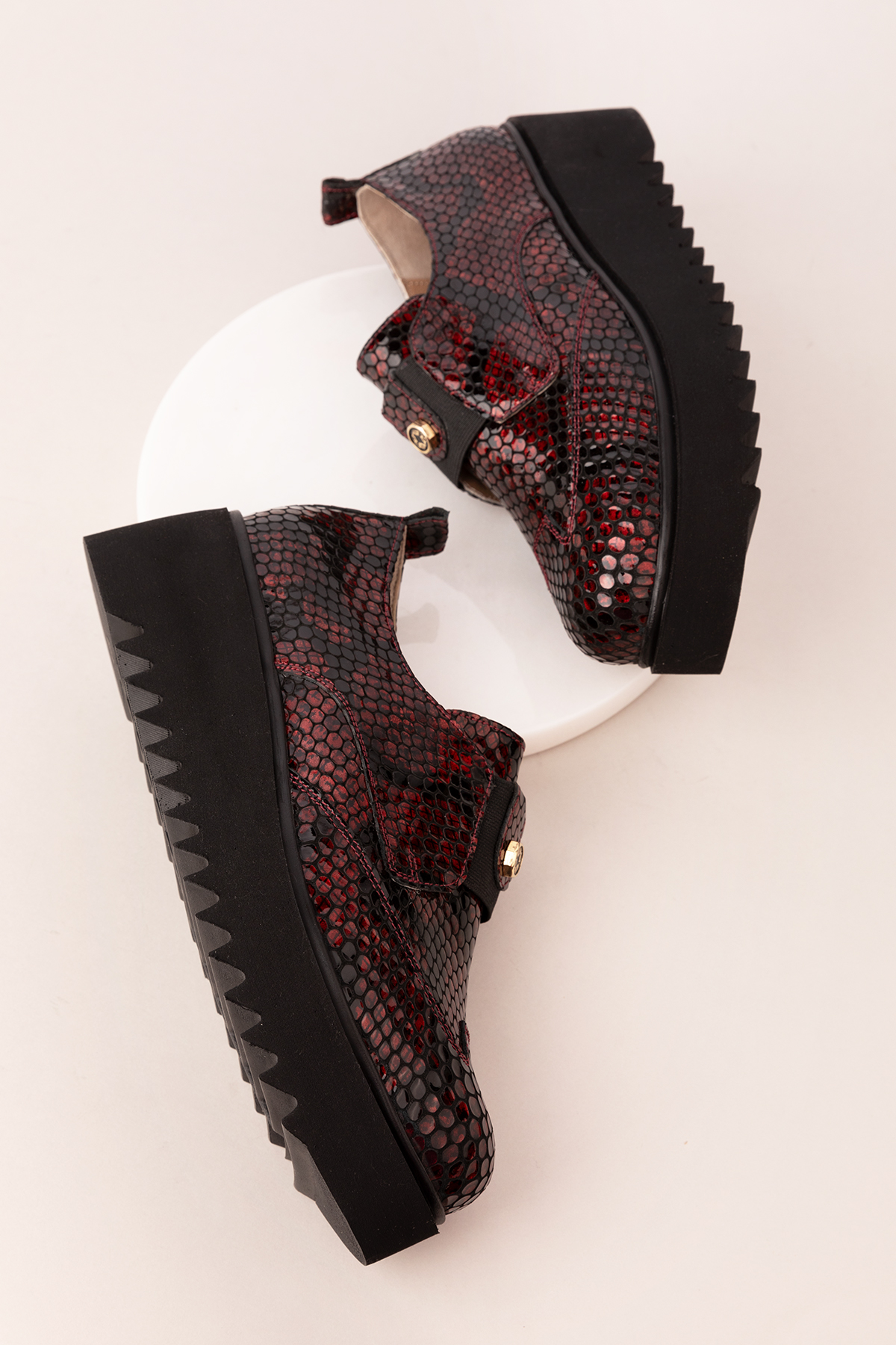 Gondol Lastik Detaylı Hakiki Deri Ayakkabı ast.8004 - Görsel 7