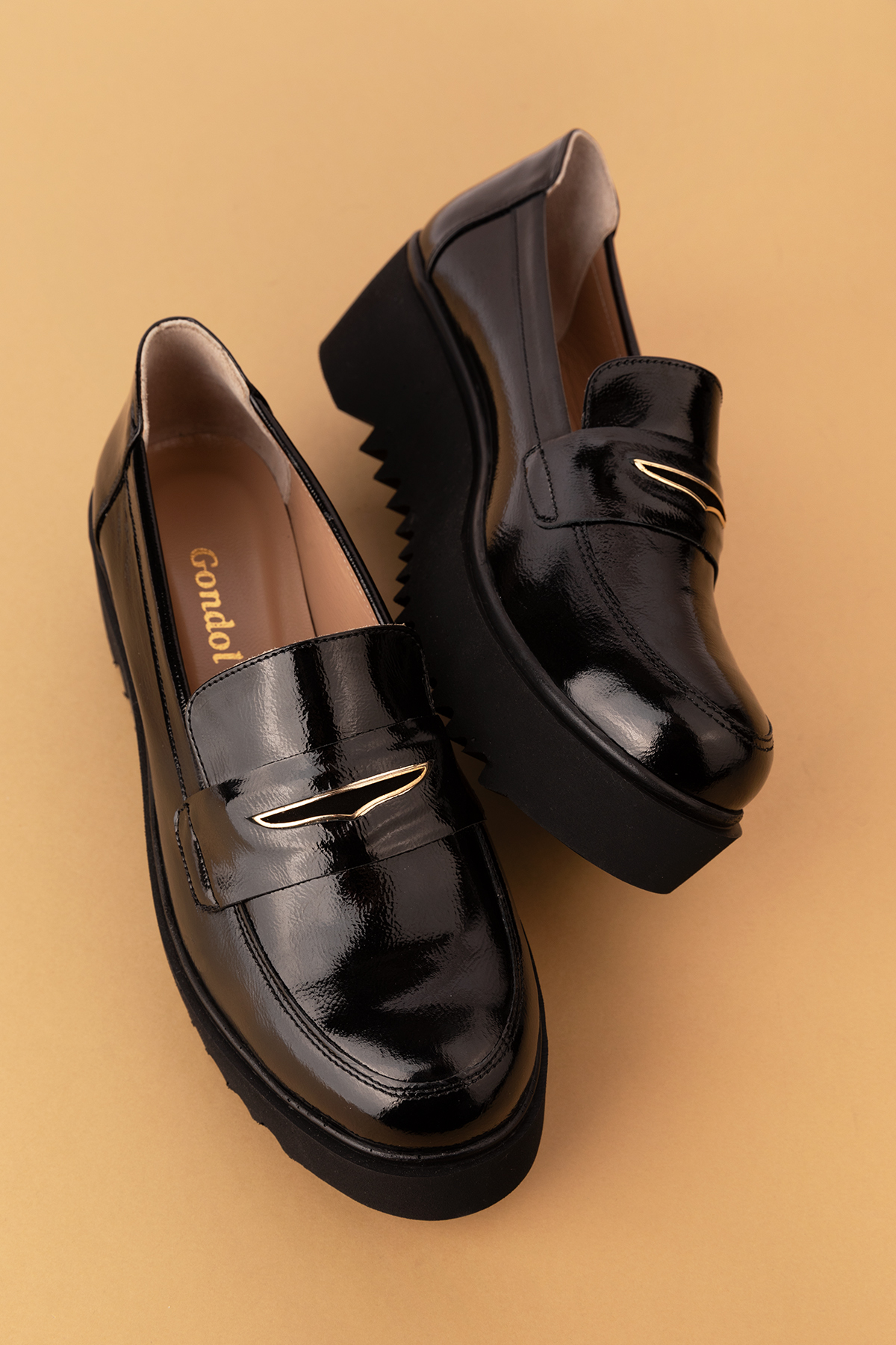 Gondol Hakiki Deri Dolgu Topuklu Şık Ayakkabı ast.8401 - Görsel 3