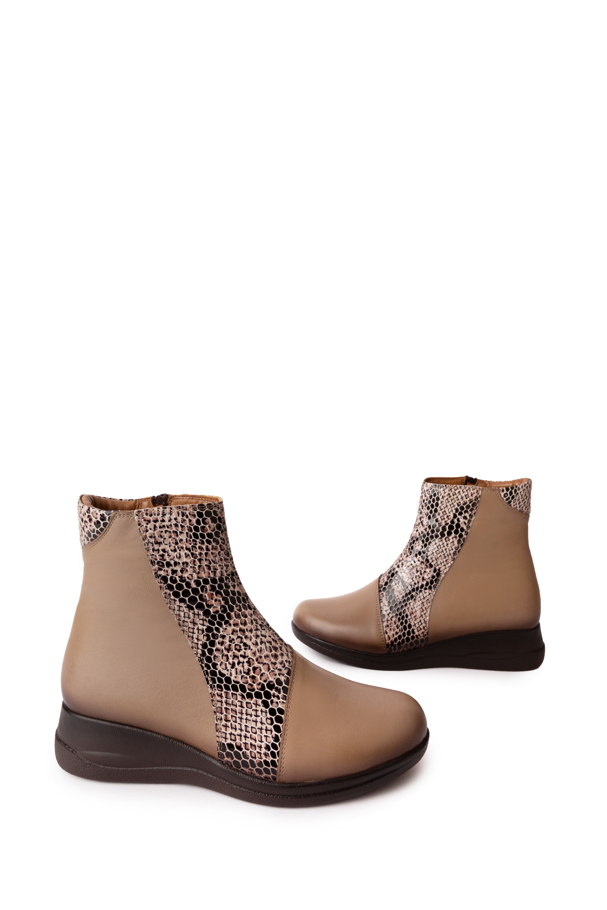 Gondol Kadın Hakiki Deri Yılan Detaylı Bot elnr.5912 - Görsel 4