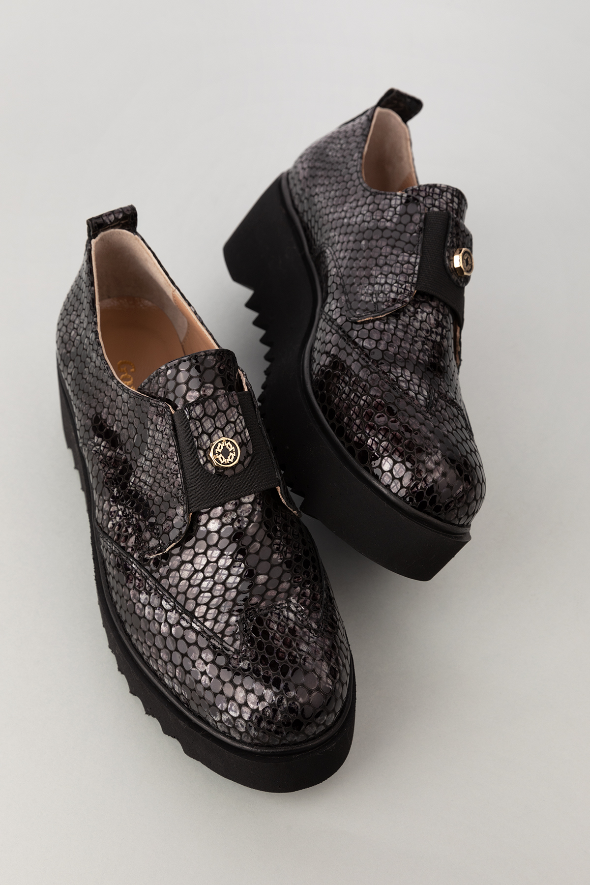 Gondol Lastik Detaylı Hakiki Deri Ayakkabı ast.8004 - Görsel 4