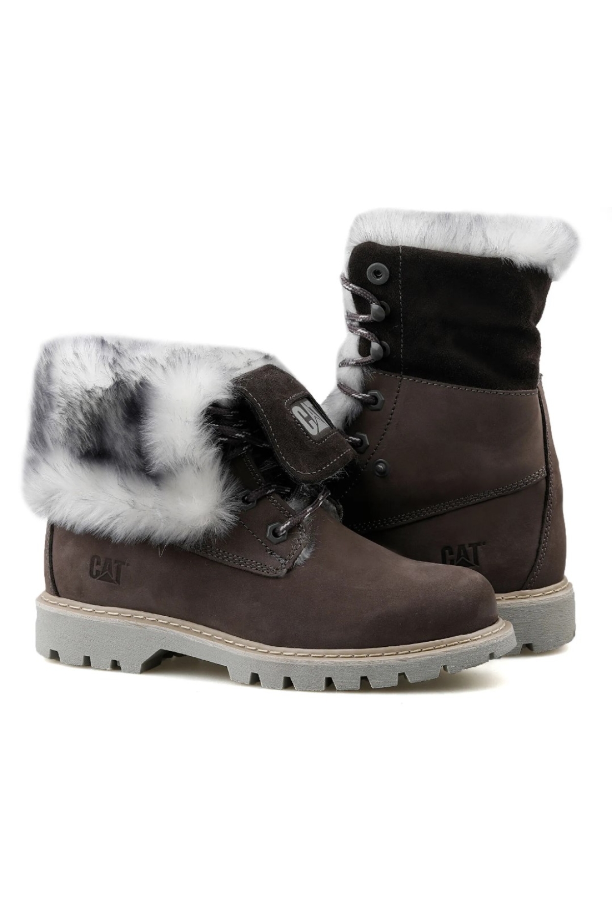 Cat 015Z101184 Utah Fur Kürklü Deri Caterpıllar Kadın Bot - Görsel 3