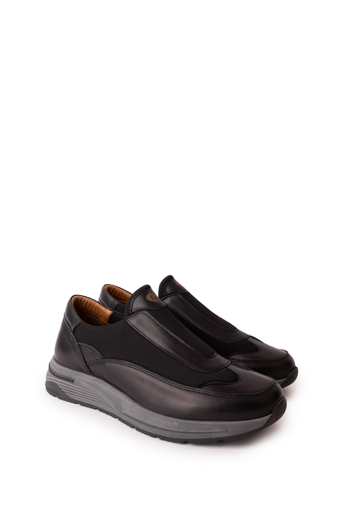 Gondol Erkek Hakiki Deri Rahat Bağcıksız Kolay Giyim Ayakkabı ozd.3065 - Görsel 2