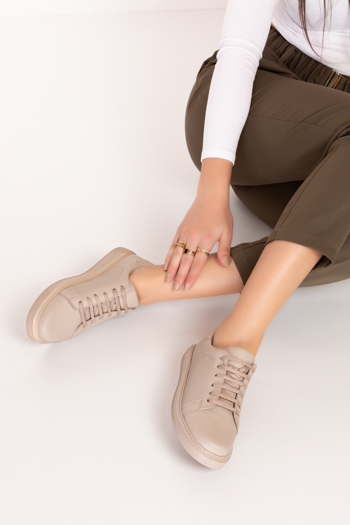 Gondol Hakiki Deri Rahat Günlük Ayakkabı pkr.909 - Görsel 5