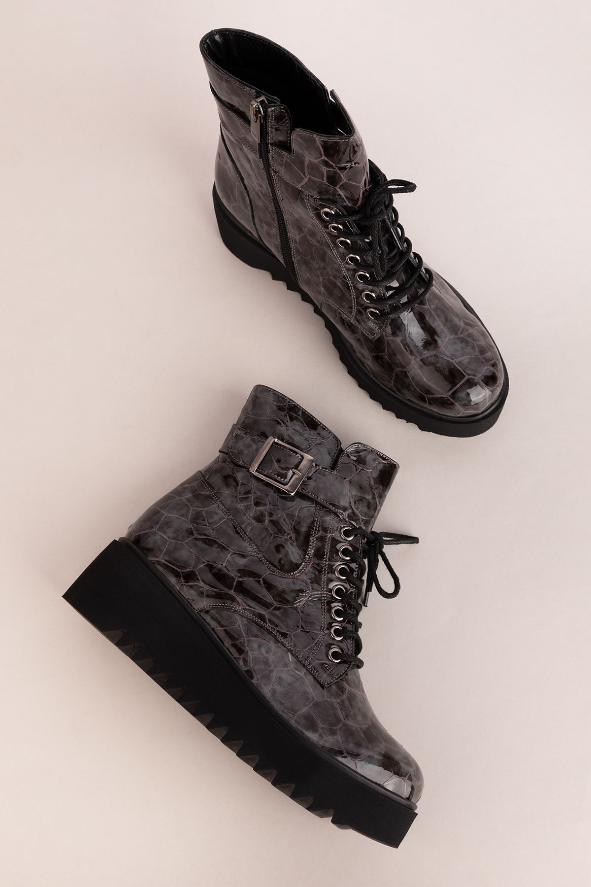 Gondol Kadın Hakiki Deri Dolgu Topuklu Hafif Bot ast.8525 - Görsel 3