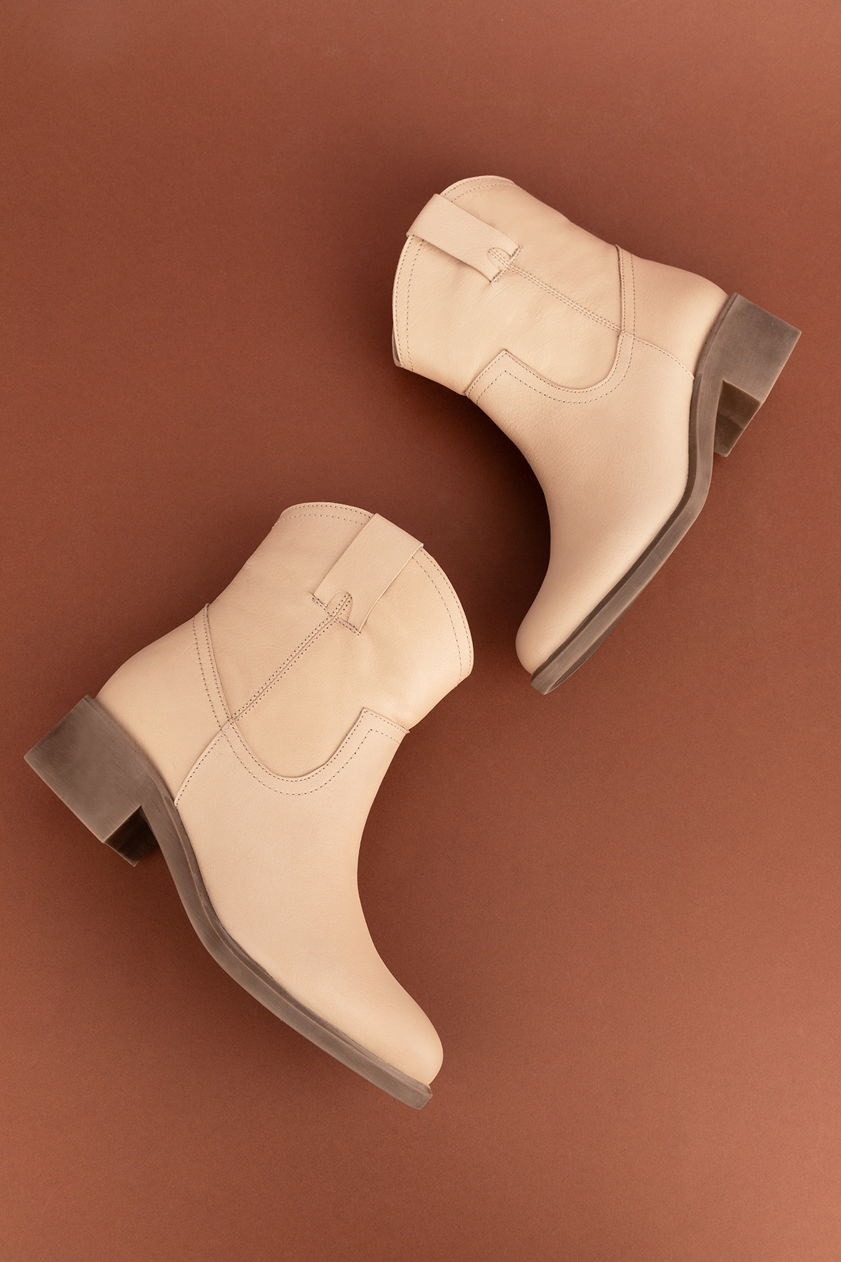 Gondol Kadın Hakiki Deri Western Bot anl.2871 - Görsel 7