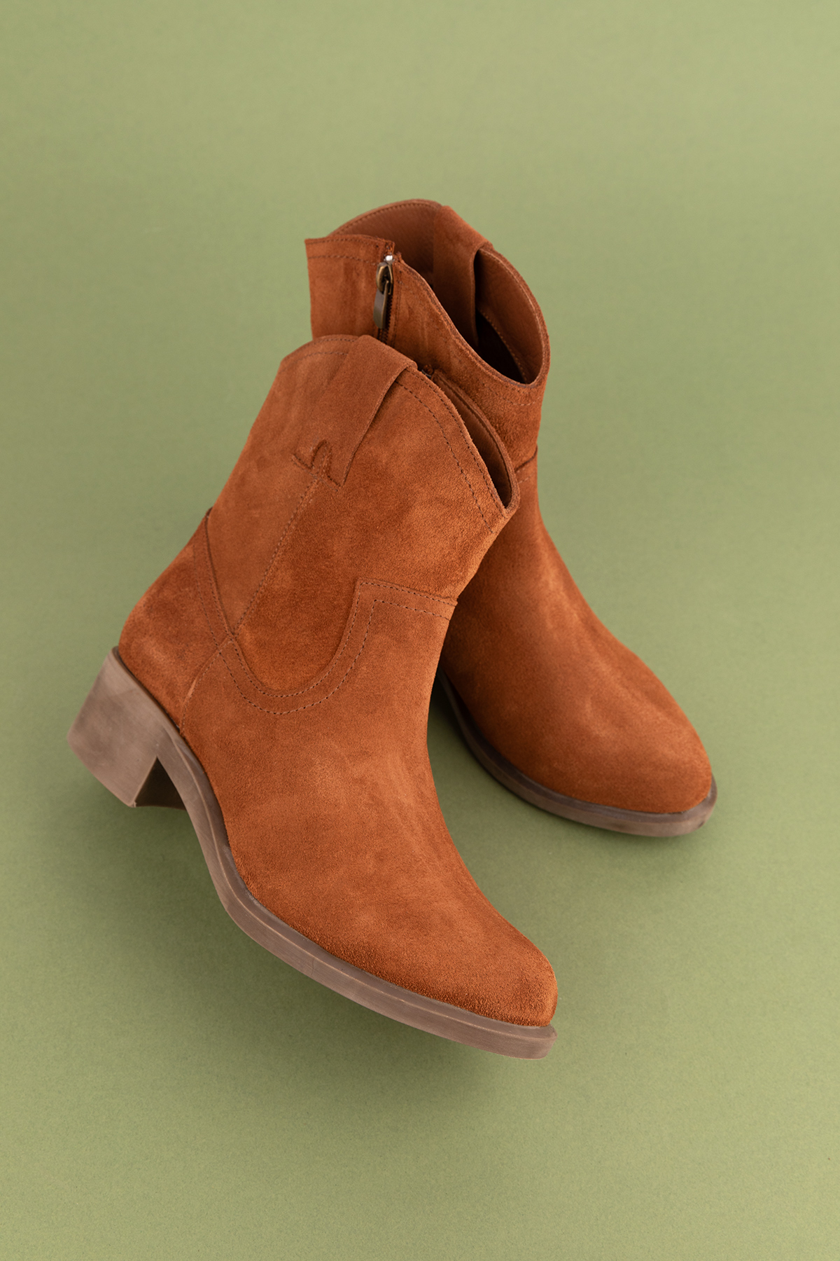 Gondol Kadın Hakiki Deri Western Bot anl.2871 - Görsel 3