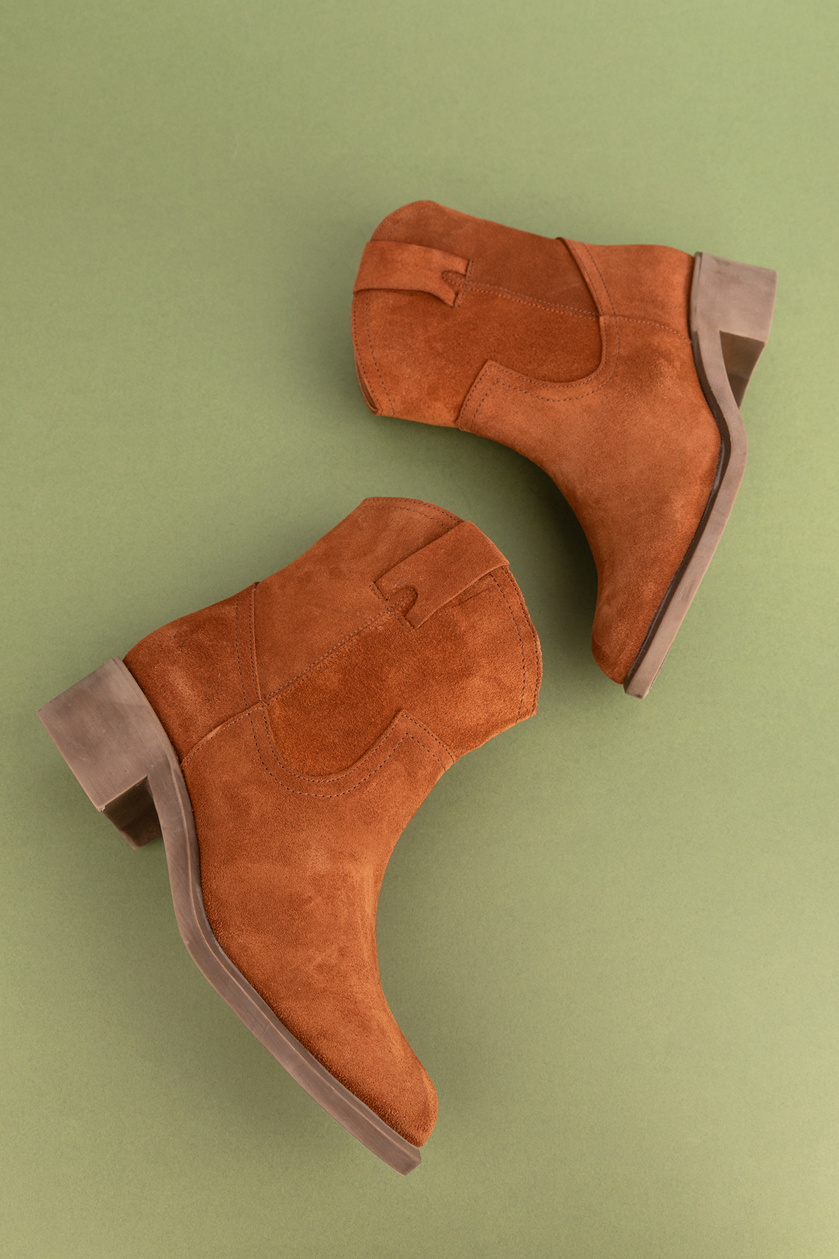 Gondol Kadın Hakiki Deri Western Bot anl.2871 - Görsel 9