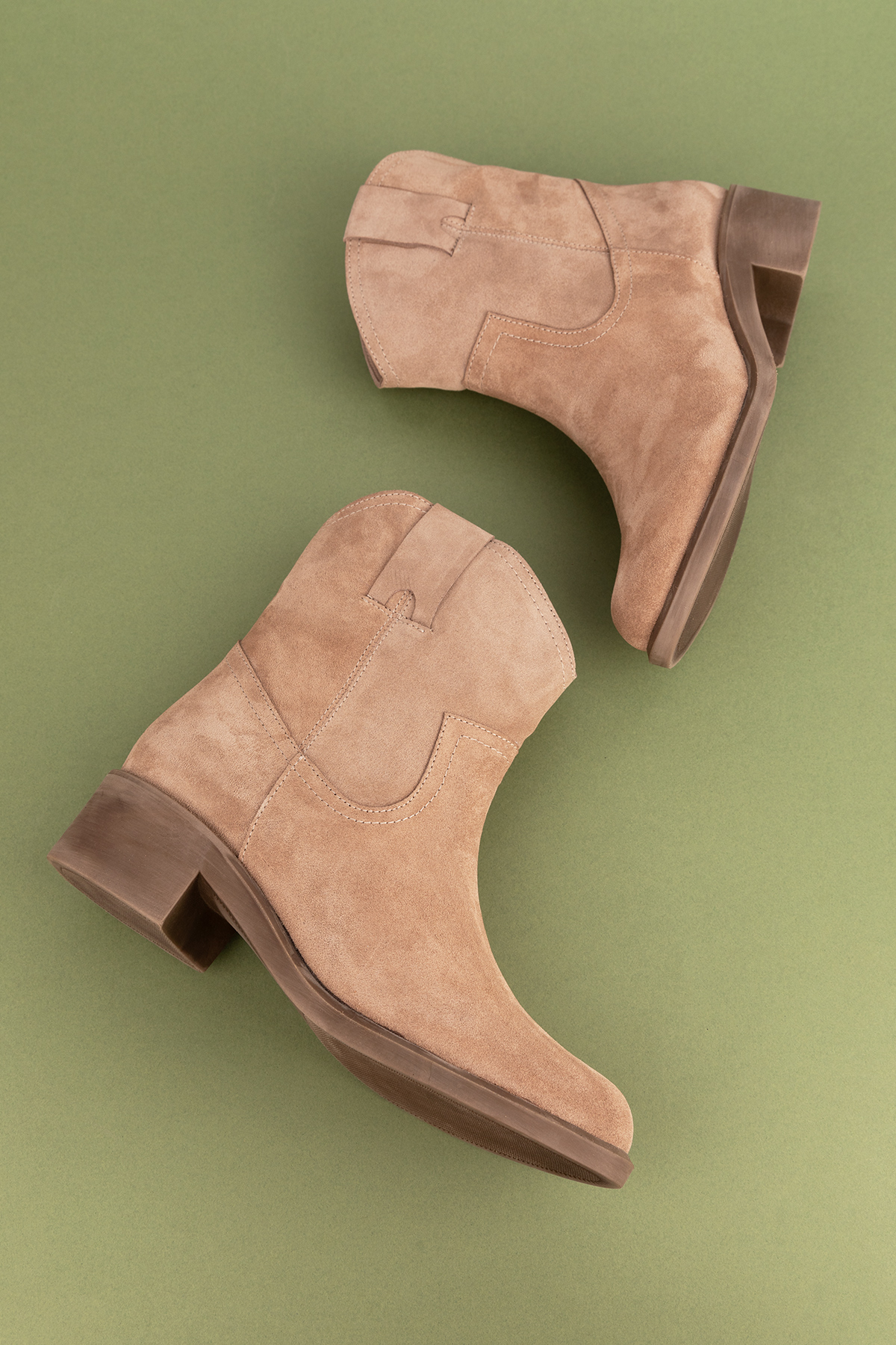 Gondol Kadın Hakiki Deri Western Bot anl.2871 - Görsel 9