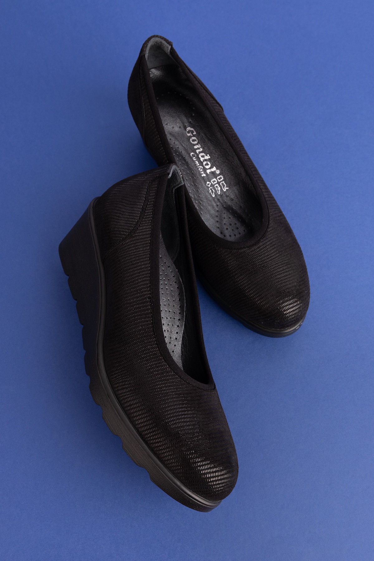 Gondol Hakiki Deri Dolgu Topuk Günlük Anne Ayakkabı ell.6806 - Görsel 9