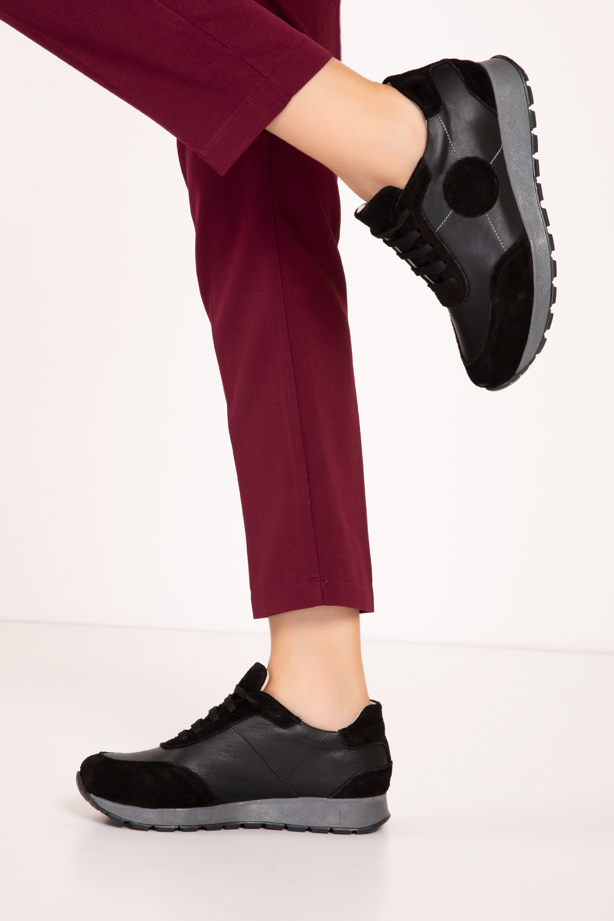 Gondol Içi Dışı Hakiki Deri Anatomik Taban Spor Ayakkabı gnd.20710 - Görsel 4