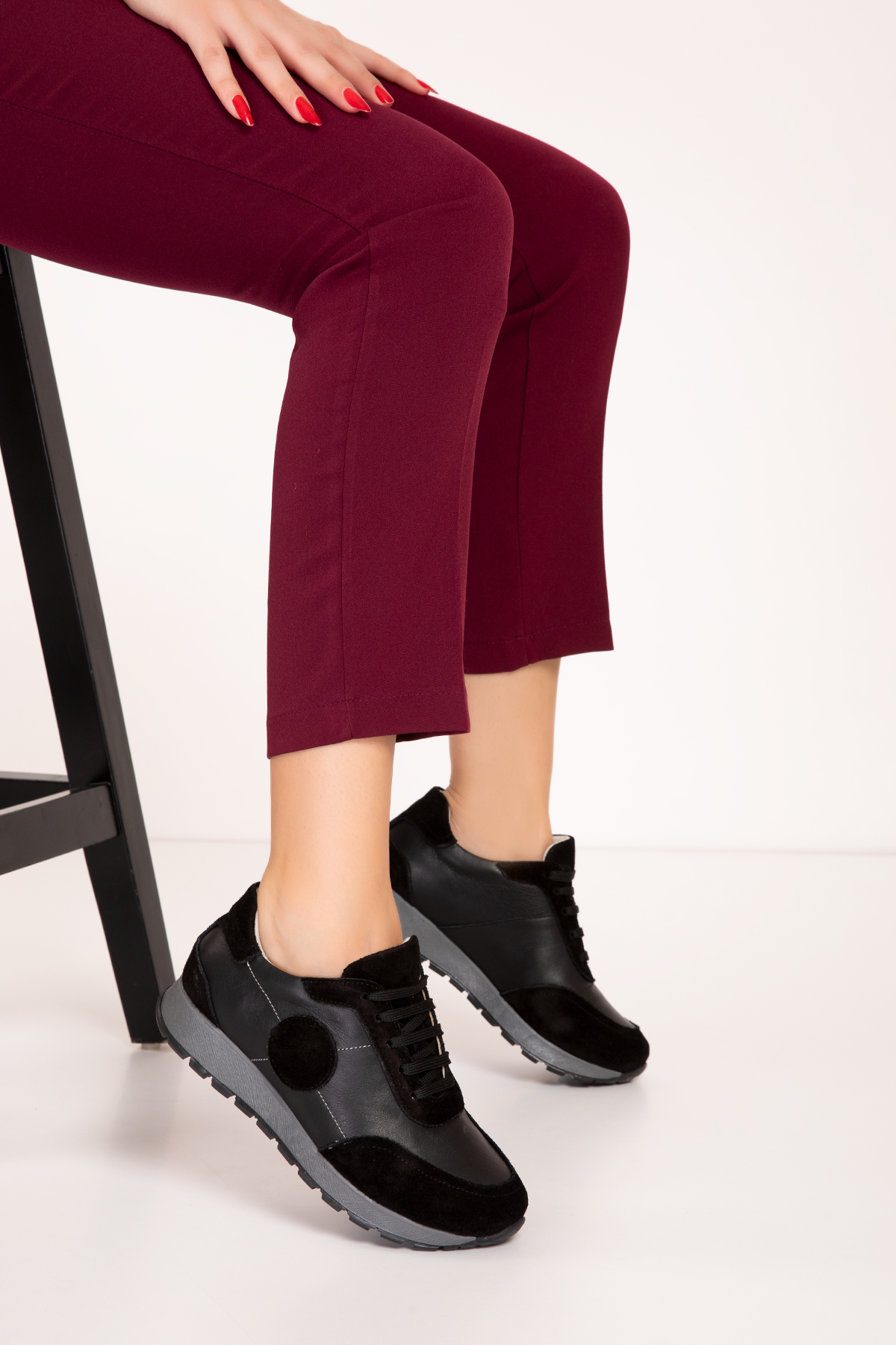 Gondol Içi Dışı Hakiki Deri Anatomik Taban Spor Ayakkabı gnd.20710 - Görsel 6