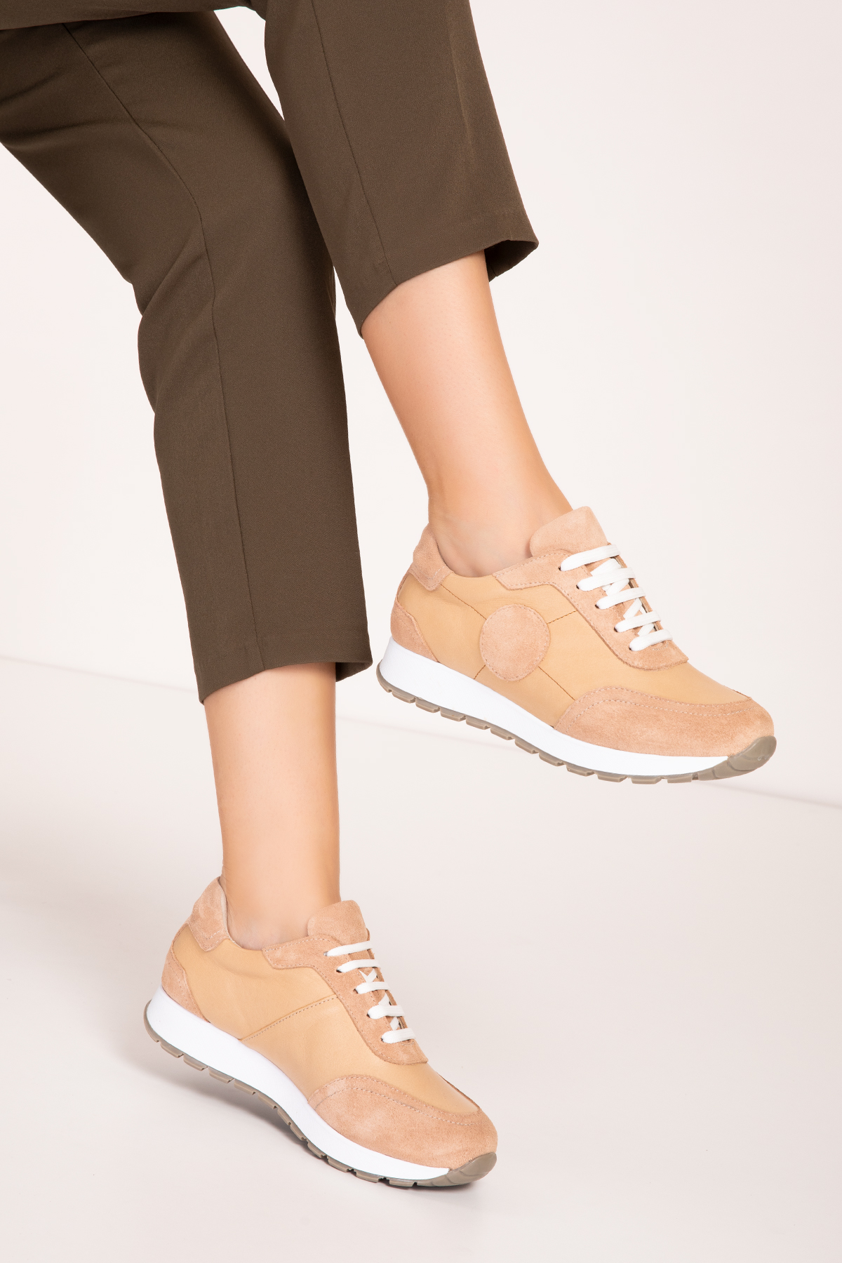 Gondol Içi Dışı Hakiki Deri Anatomik Taban Spor Ayakkabı gnd.20710 - Görsel 4