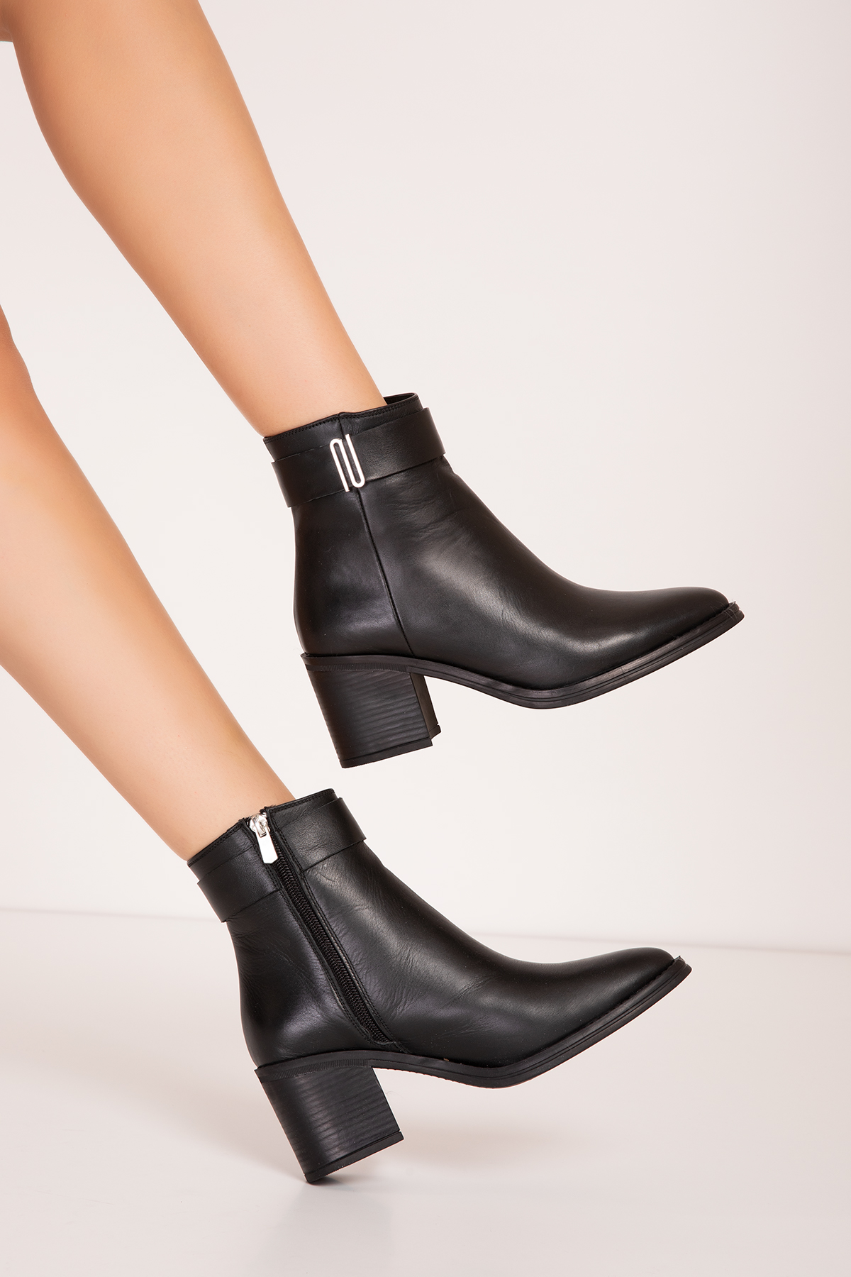 Gondol Kadın Hakiki Deri Şık Bot mnz.24493 - Görsel 2