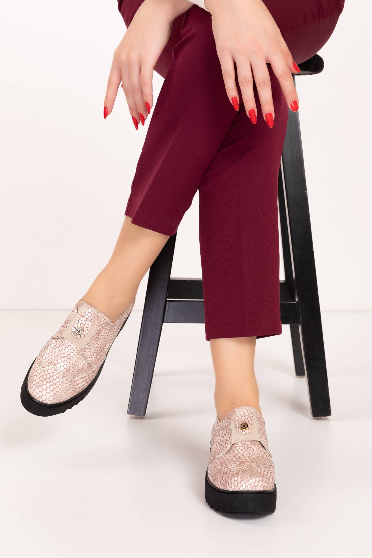 Gondol Lastik Detaylı Hakiki Deri Ayakkabı ast.8004 - Görsel 6