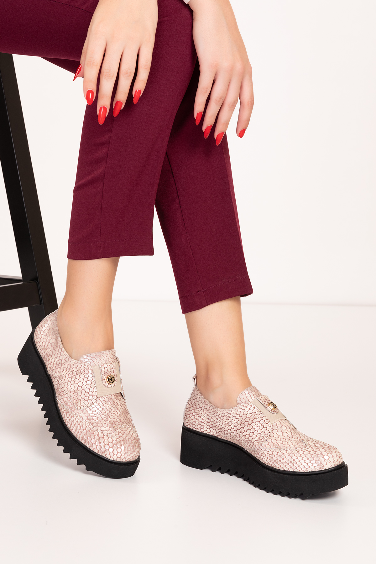 Gondol Lastik Detaylı Hakiki Deri Ayakkabı ast.8004 - Görsel 7