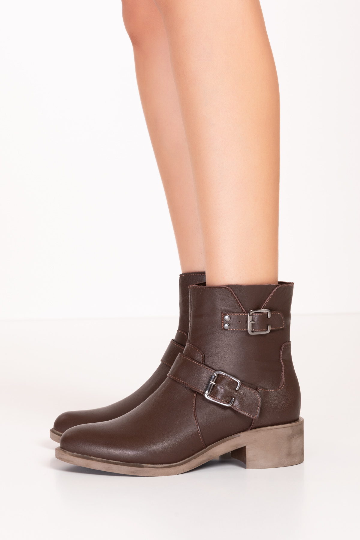 Gondol Kadın Hakiki Deri Klasik Topuklu Bot anl.2794 - Görsel 6