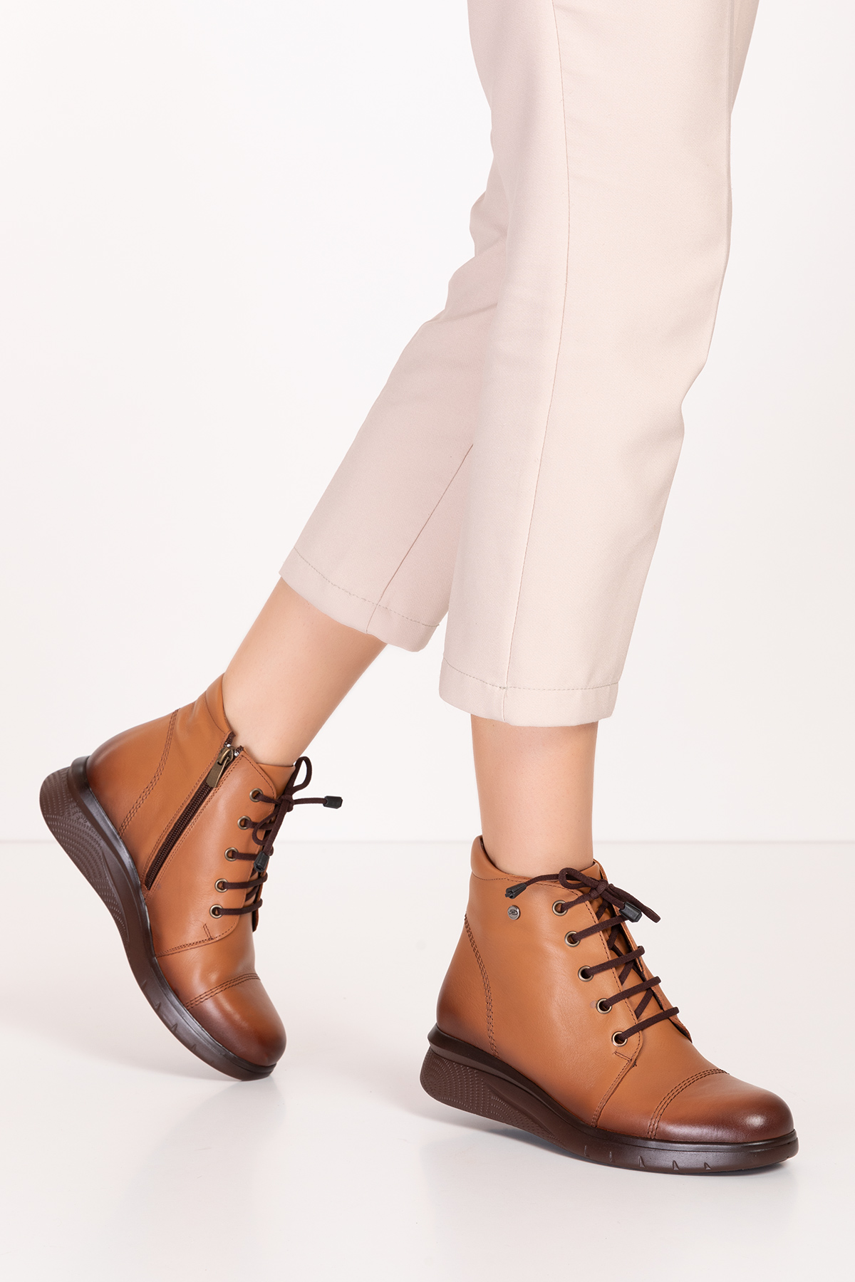 Gondol Hakiki Deri Anatomik Taban Rahat Günlük Bot usl.2122 - Görsel 4