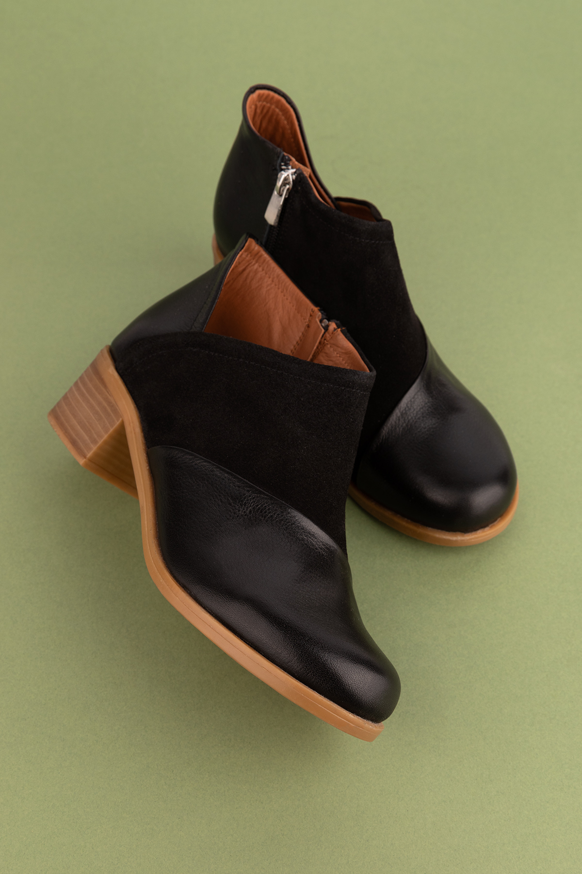 Gondol Kadın Hakiki Deri Klasik Topuklu Bot anl.2790 - Görsel 7