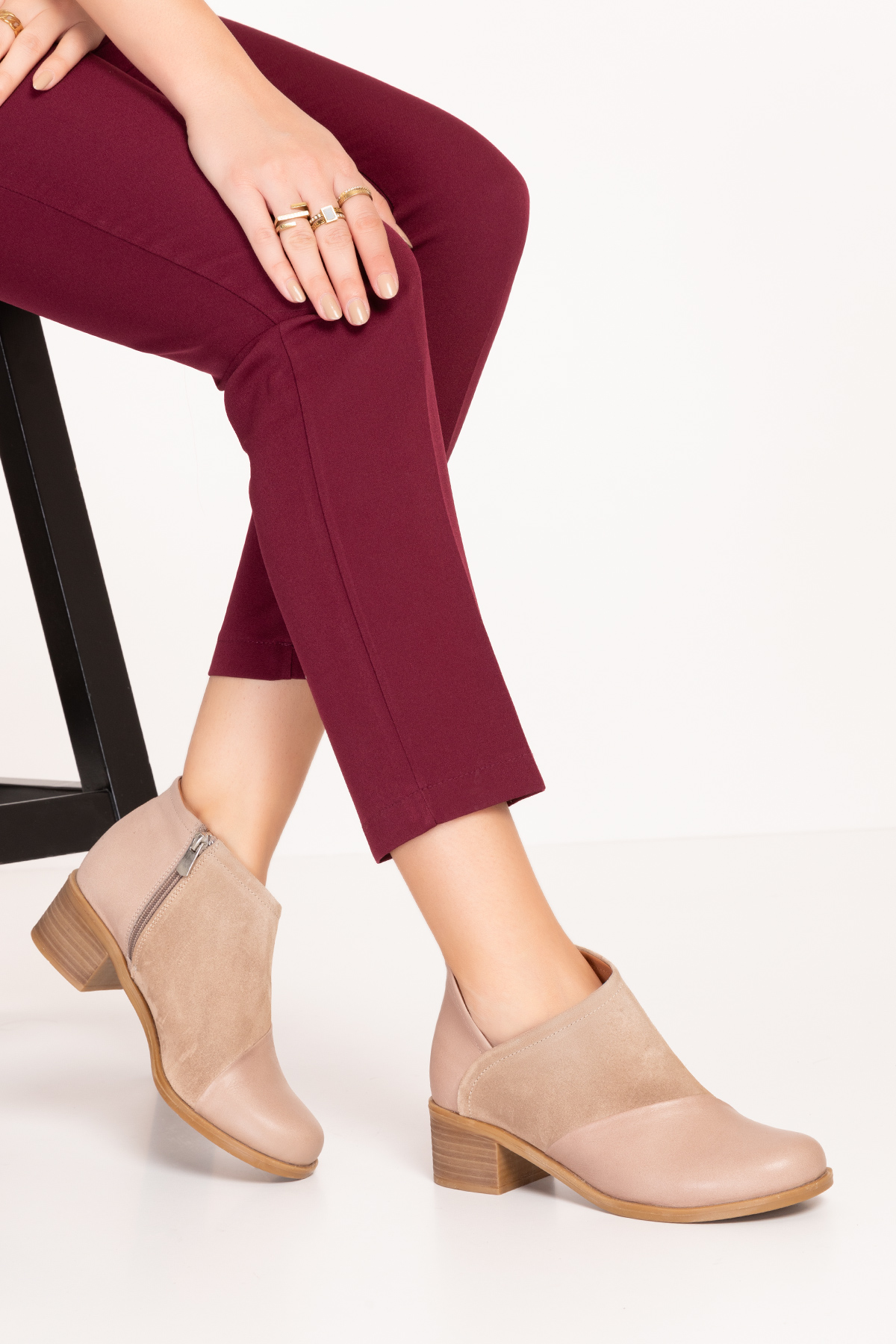 Gondol Kadın Hakiki Deri Klasik Topuklu Bot anl.2790 - Görsel 3
