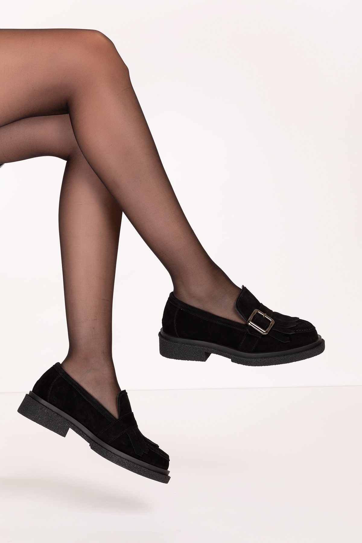 Gondol Hakiki Deri Kalın Taban Makosen Loafer rg.7002 - Görsel 2