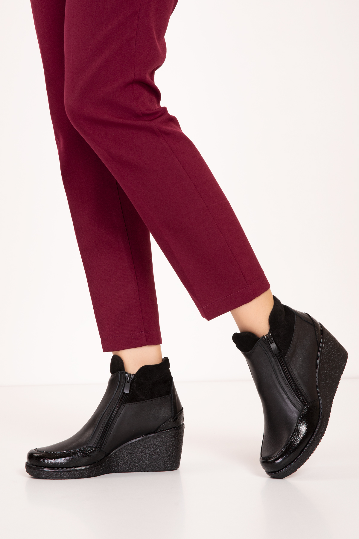 Gondol Kadın Hakiki Deri Günlük Anne Botu ell.7111 - Görsel 5