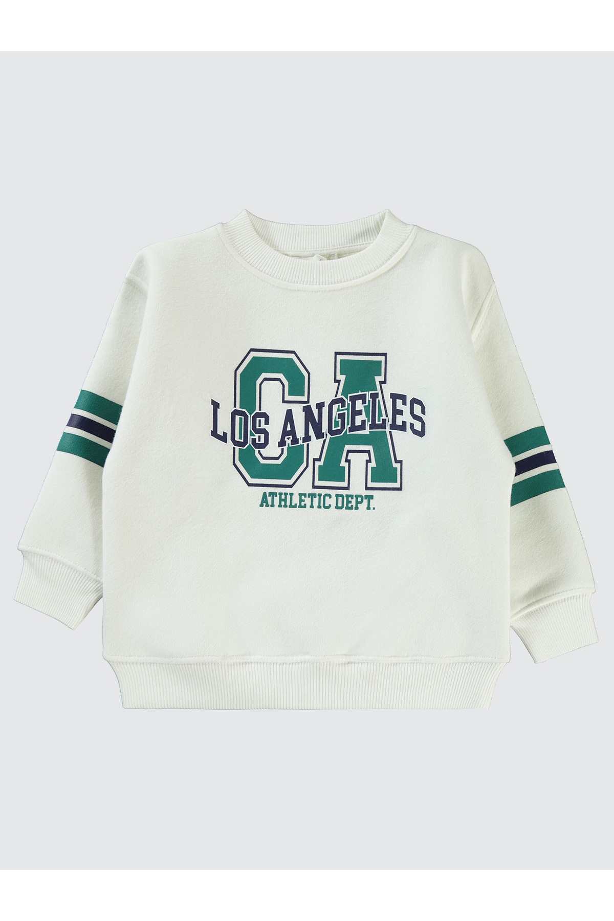 Erkek Çocuk Sweatshirt 2-5 Yaş Beyaz