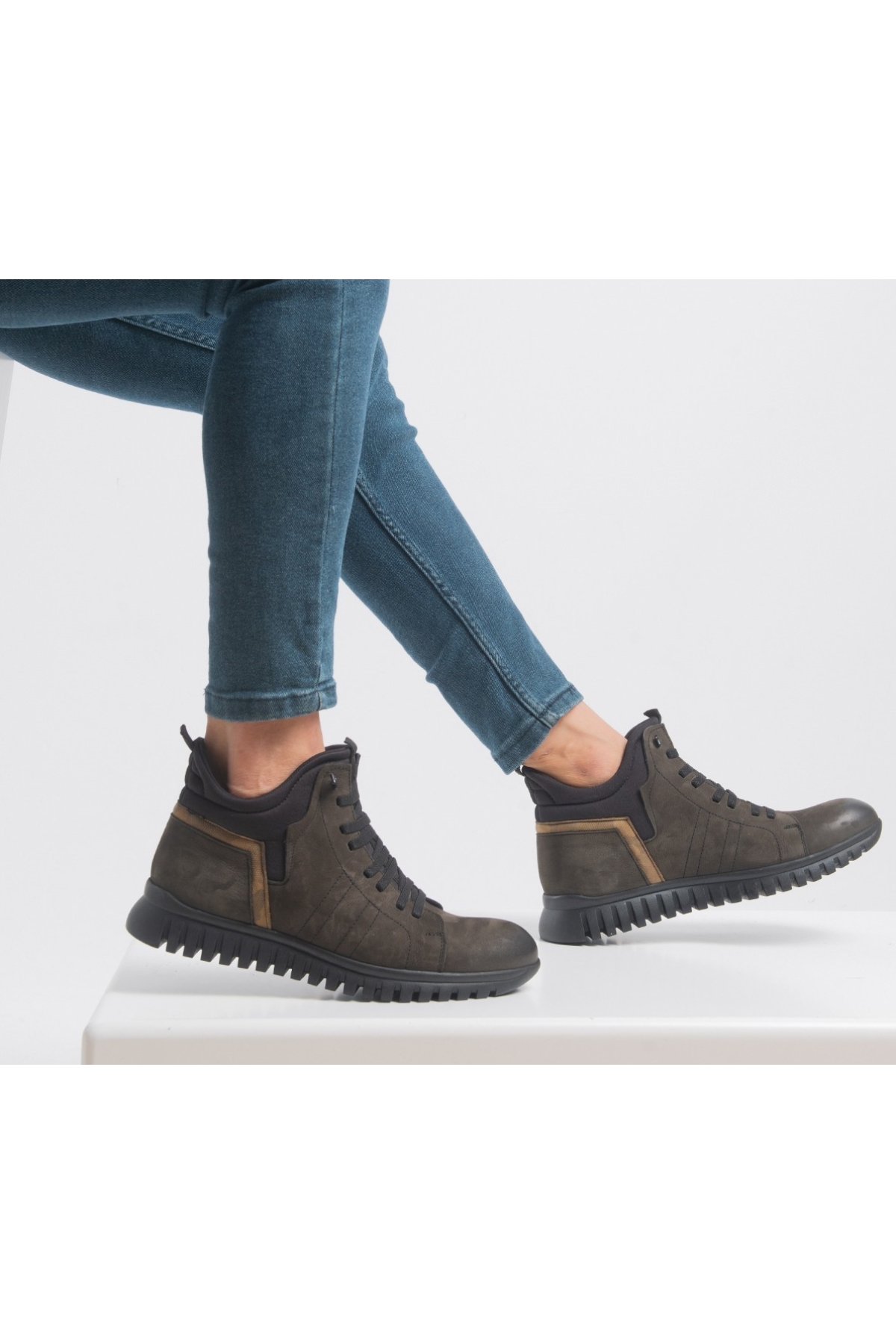4683 %100 Hakiki Deri Erkek Bot - Görsel 2