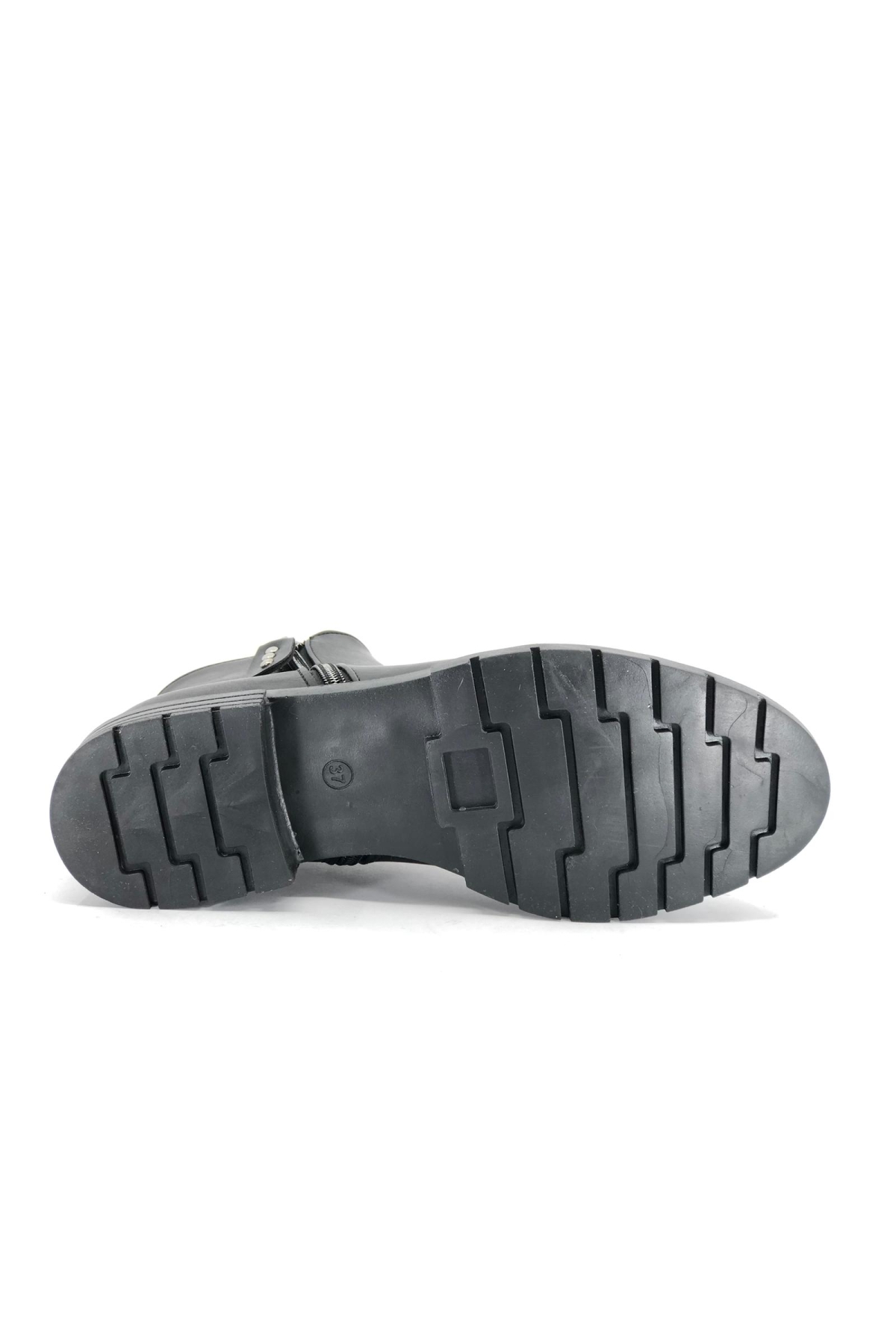 Çift Fermuarlı Düz Kaymaz Taban Kadın Bot - Görsel 5