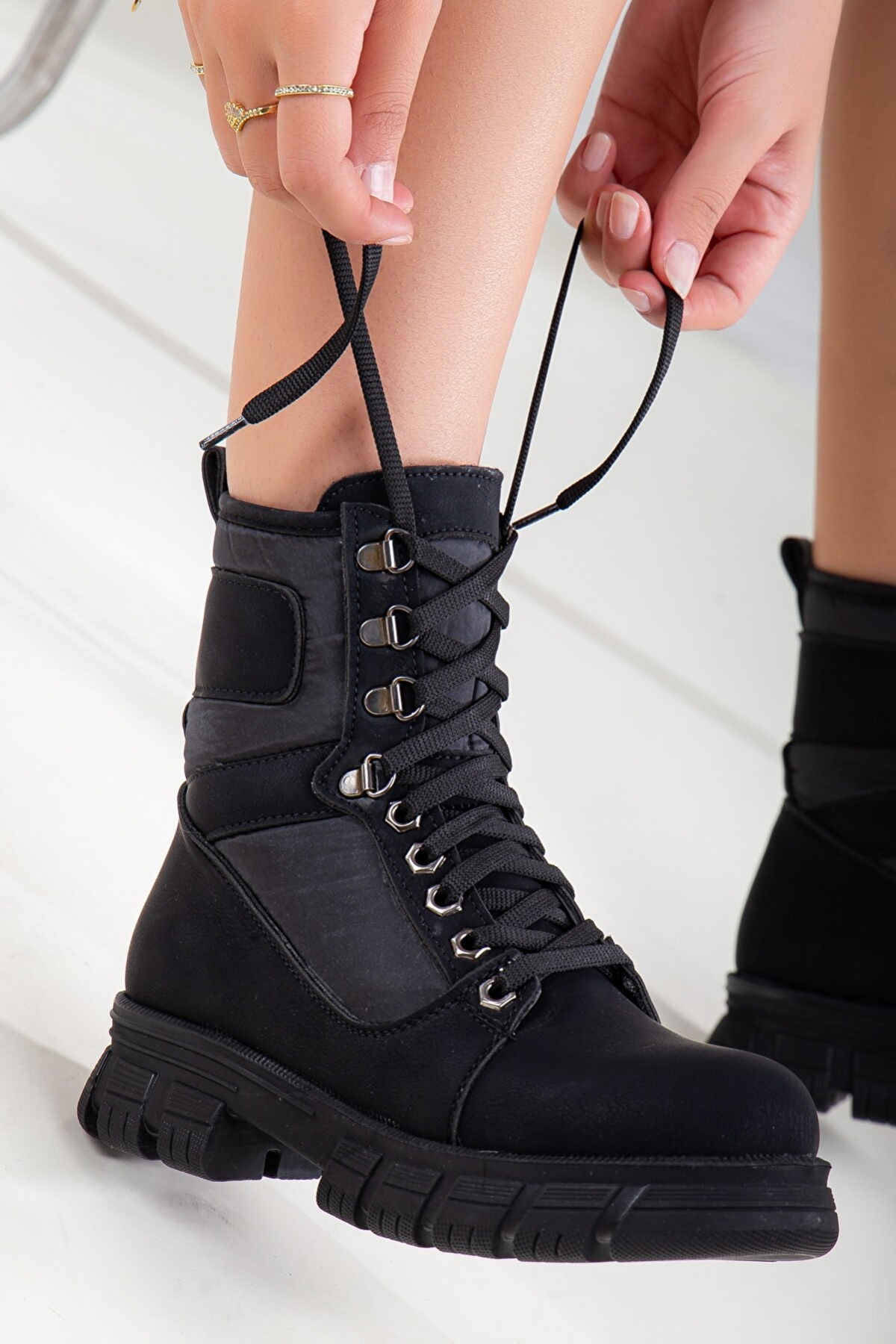 Çadır Kumaş Kadın Postal Bot - Görsel 6