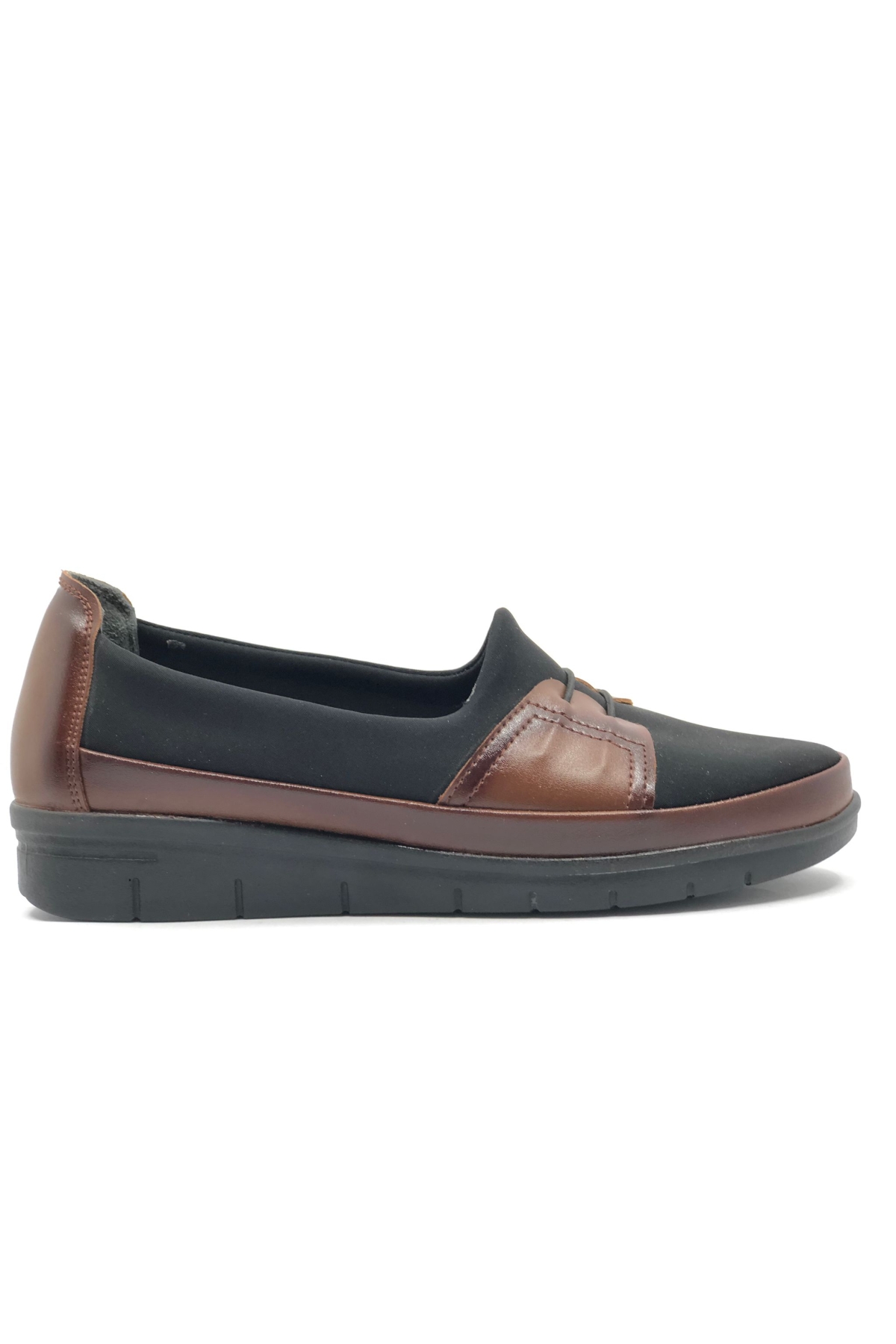 Berfilla Dr.Tavsiyeli İçi %100 Deri Anne Kadın Babet Ayakkabı - Görsel 2