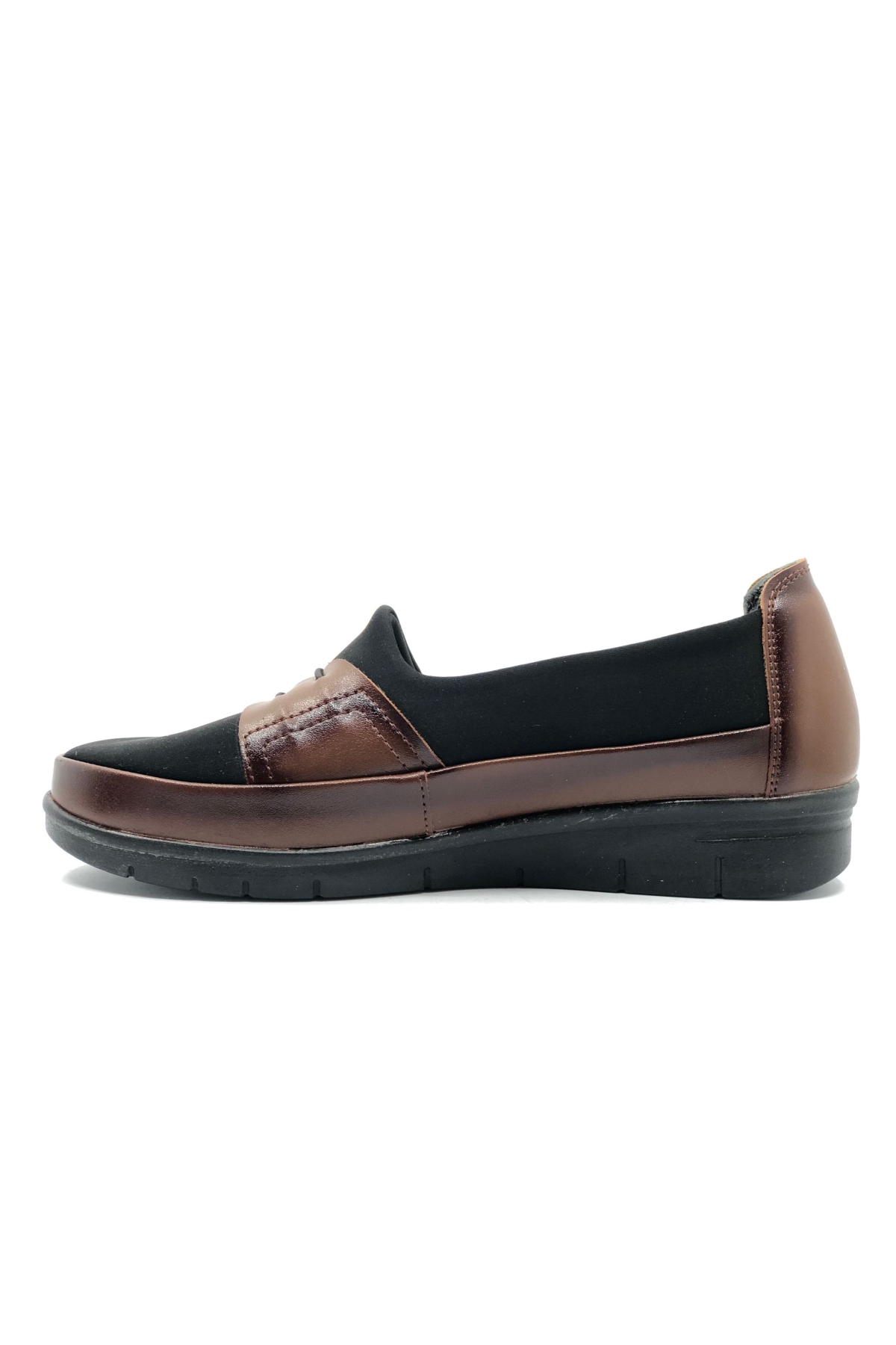 Berfilla Dr.Tavsiyeli İçi %100 Deri Anne Kadın Babet Ayakkabı - Görsel 4